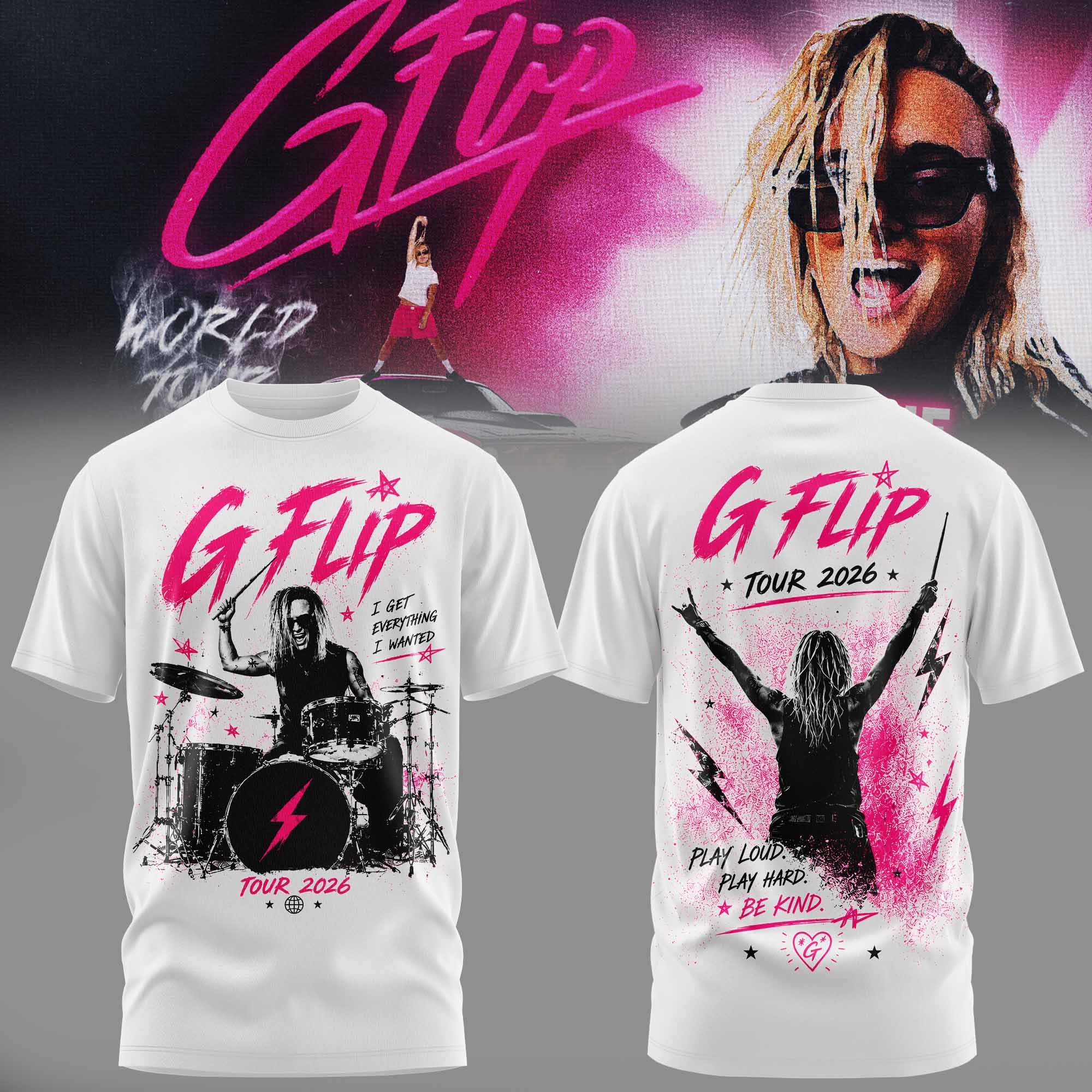 World Tour 2026 Premium 3D Collector Graphic T Shirt Style Four