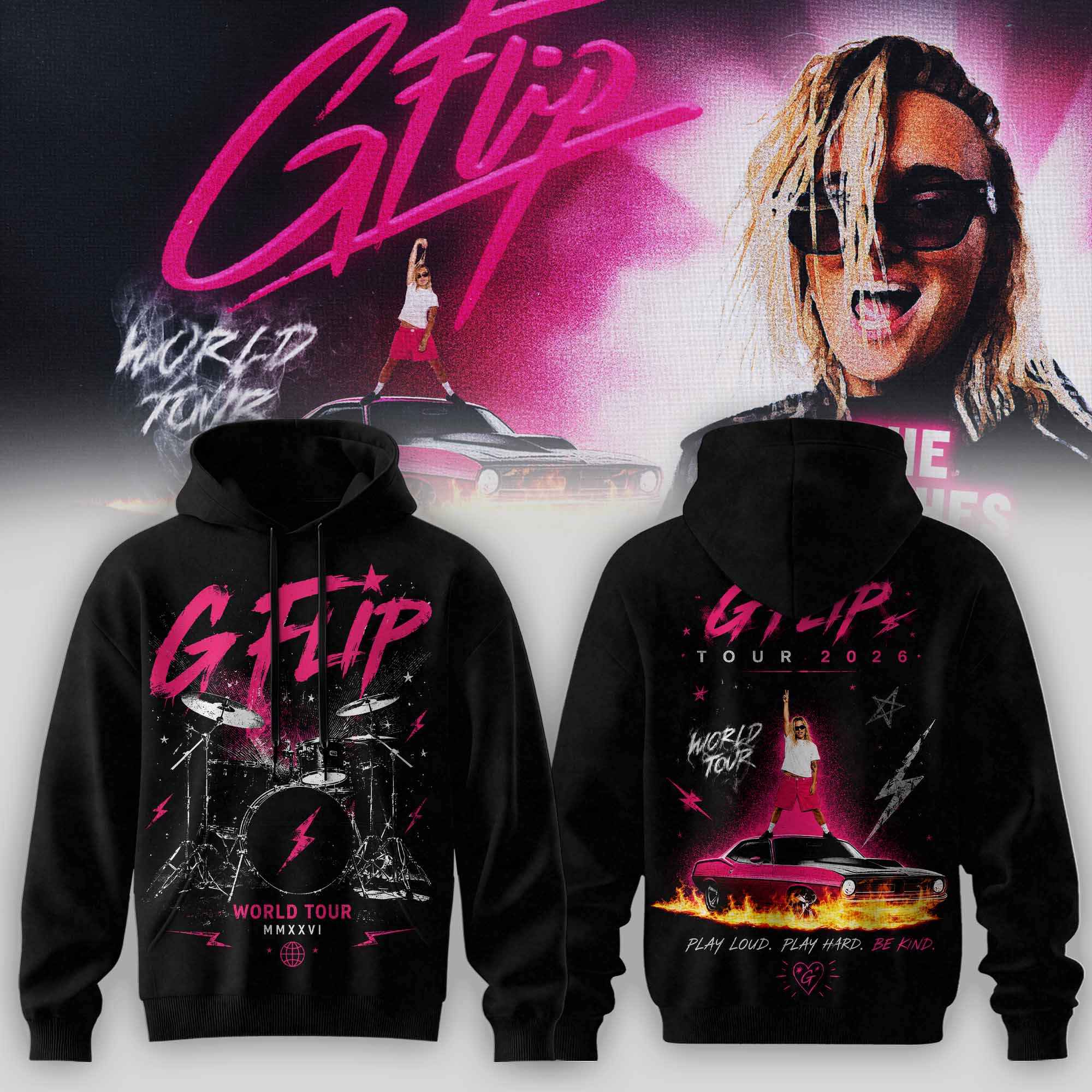 World Tour 2026 Premium 3D Hoodie Style Three Collector Edition