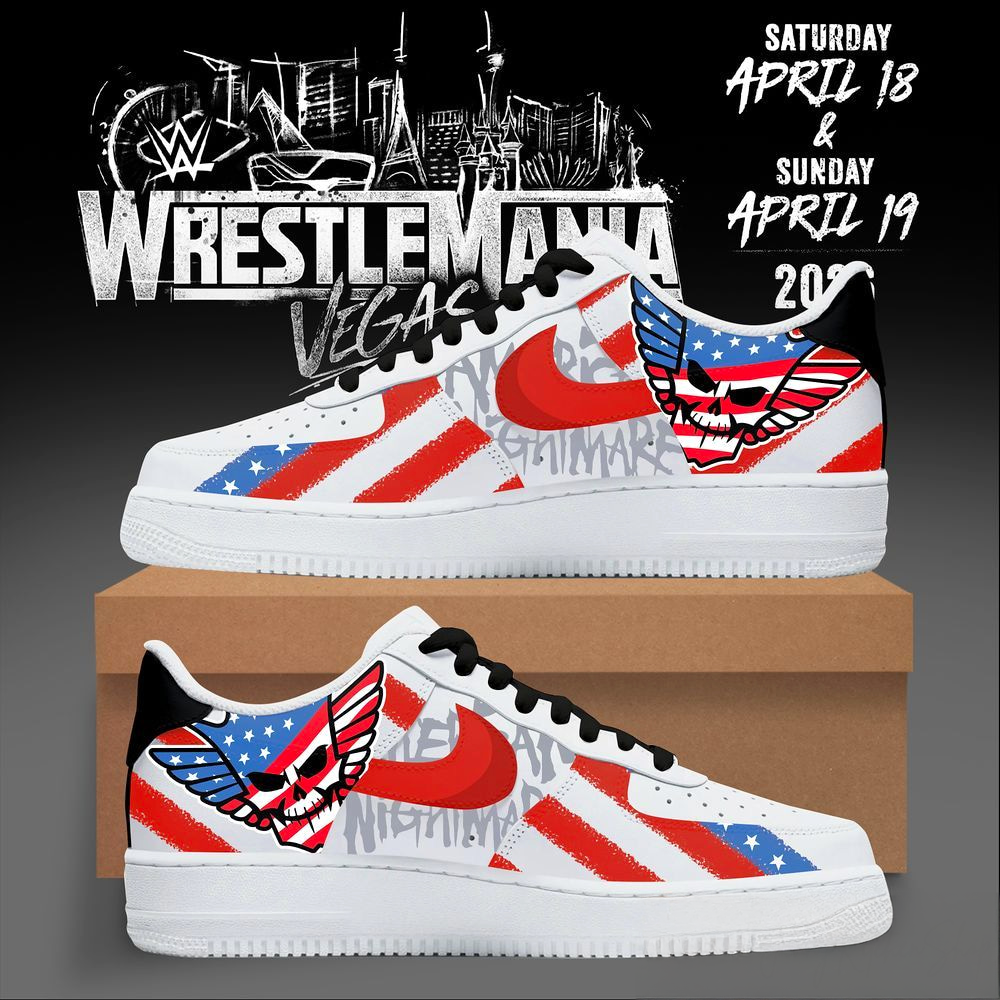 WrestleMania Nightmare Legacy Cody Rhodes Custom Shoes