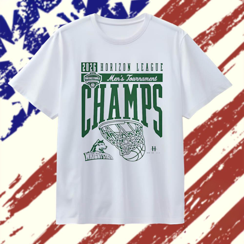 Wright State Basketball 2026 Horizon League Mens Tournament Champions T Shirt