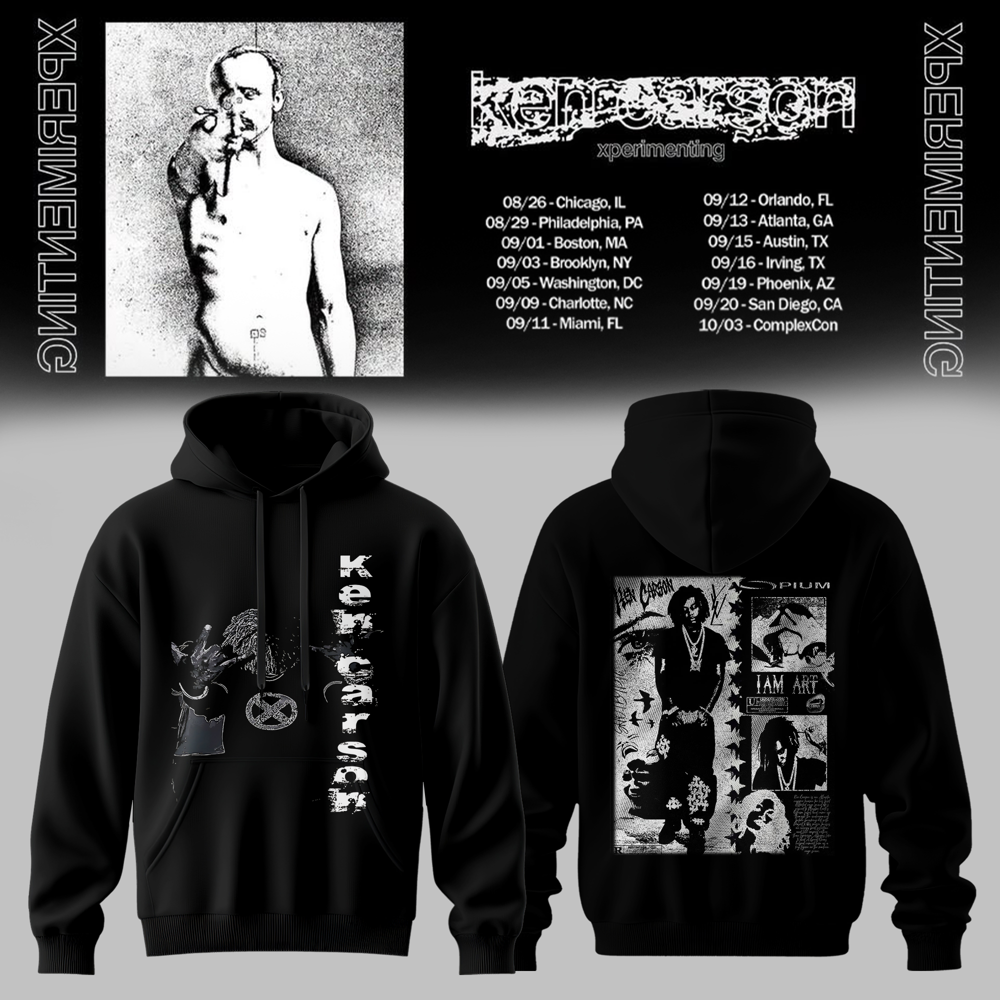 XPERIMENTING Tour 2026 Exclusive Music Hoodie Gifts For Fans