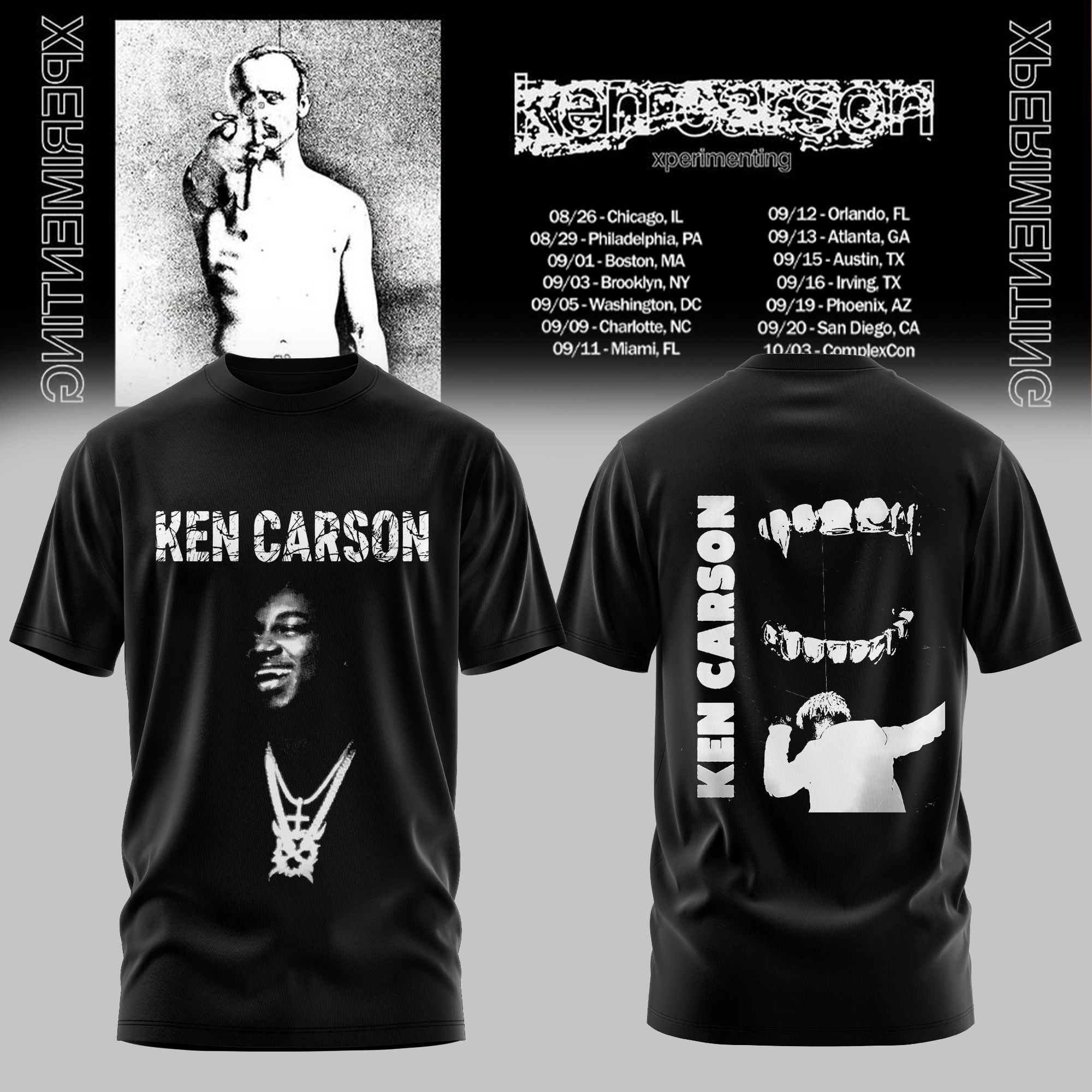 XPERIMENTING Tour 2026 Exclusive Tour Graphic T Shirt Gifts For Fans