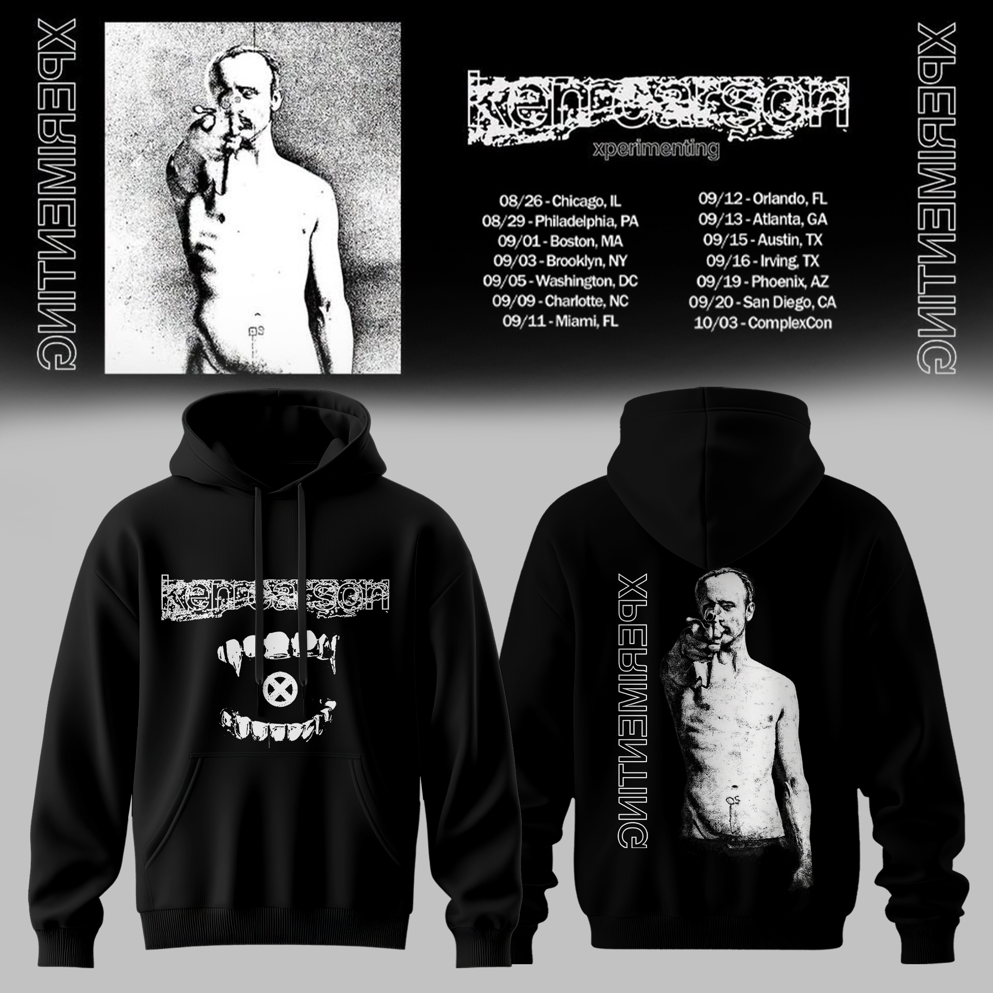 XPERIMENTING Tour 2026 Limited Edition Hoodie Collection Gifts For Fans