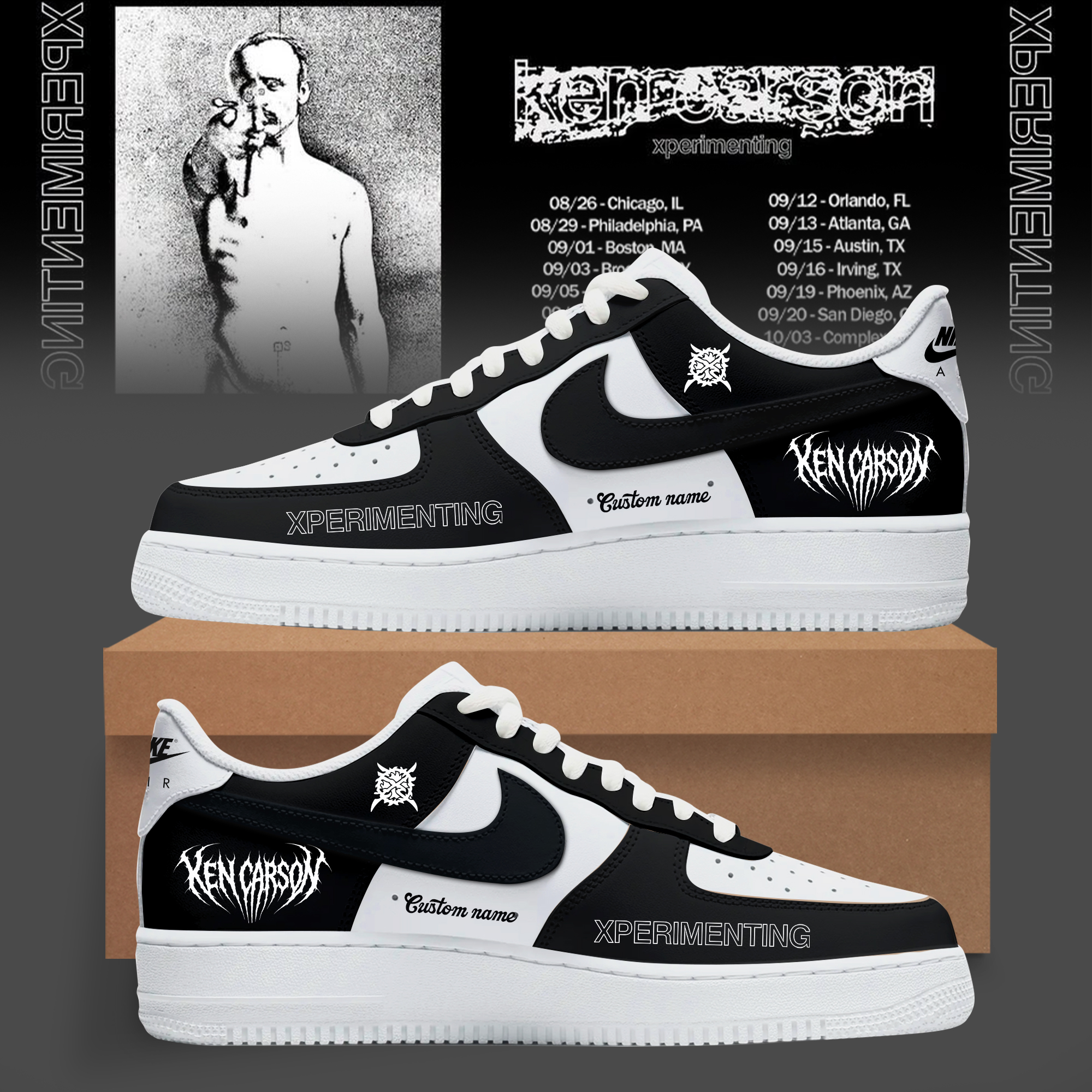 XPERIMENTING Tour 2026 Limited Edition Sneakers Collection Gifts For Fans