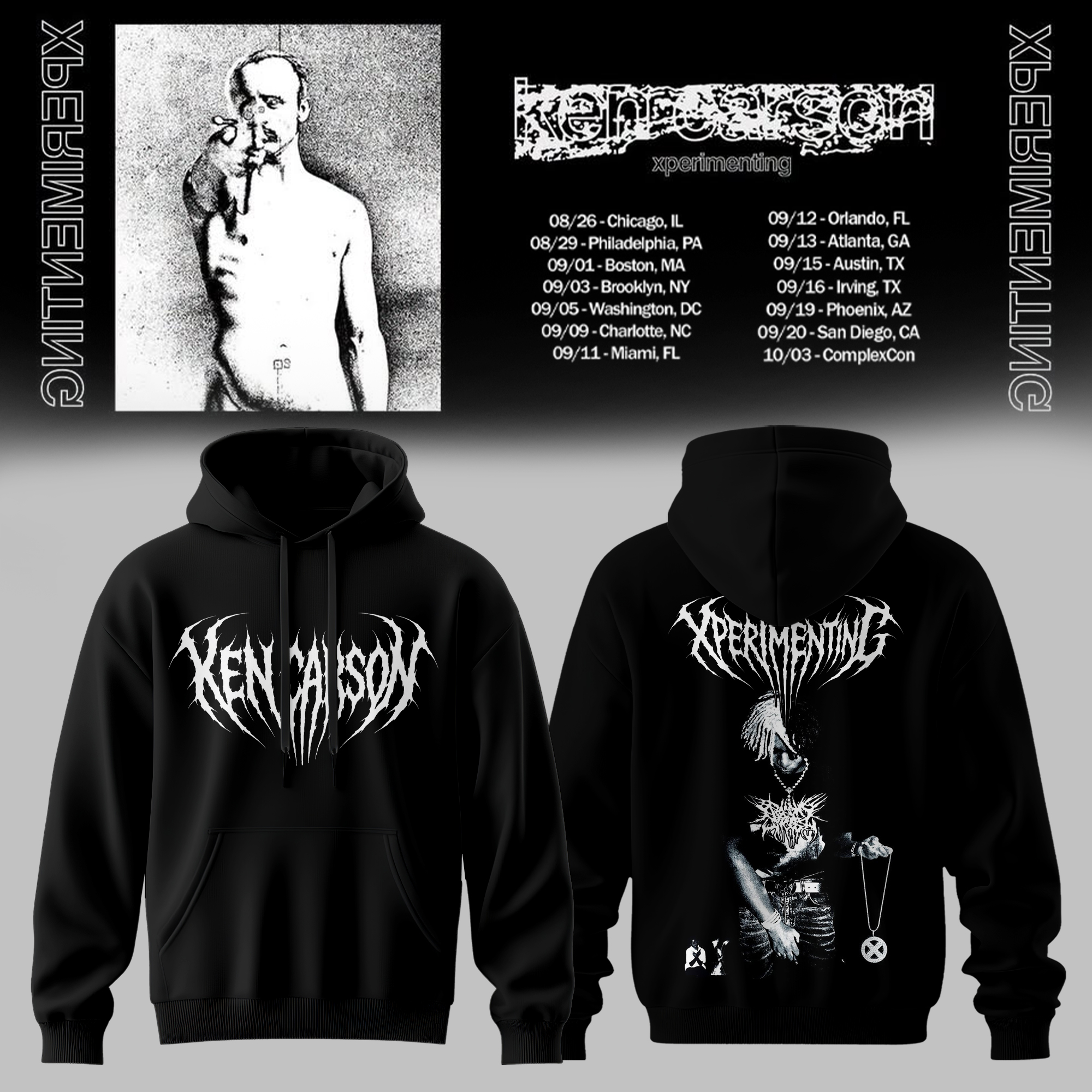 XPERIMENTING Tour 2026 Official Concert Hoodie Gifts For Fans