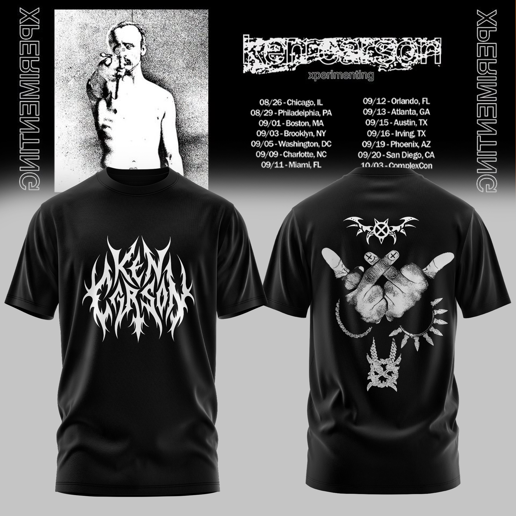 XPERIMENTING Tour 2026 Premium Fan Graphic Tee Gifts For Fans