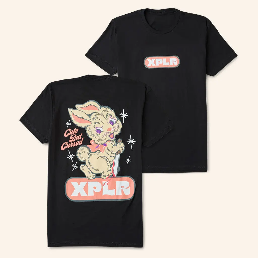 XPLR Merch Cute But Cursed TShirt Black Gift Ideas For Wife