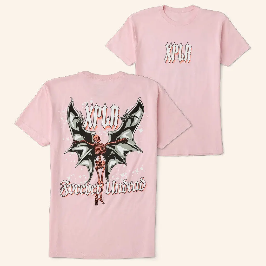 XPLR Merch Forever Unhead TShirt Light Pink Gift For Her
