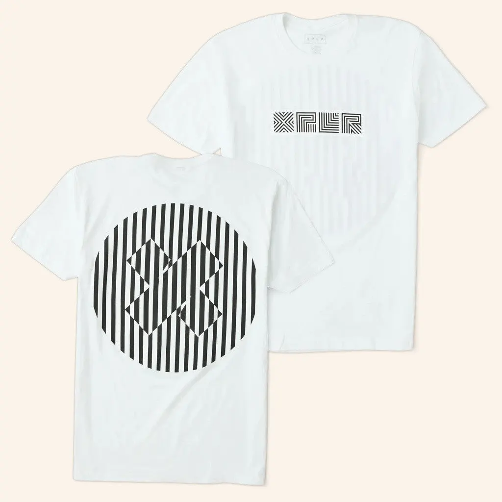 XPLR Merch Illusions TShirt White Best Gifts For Dad