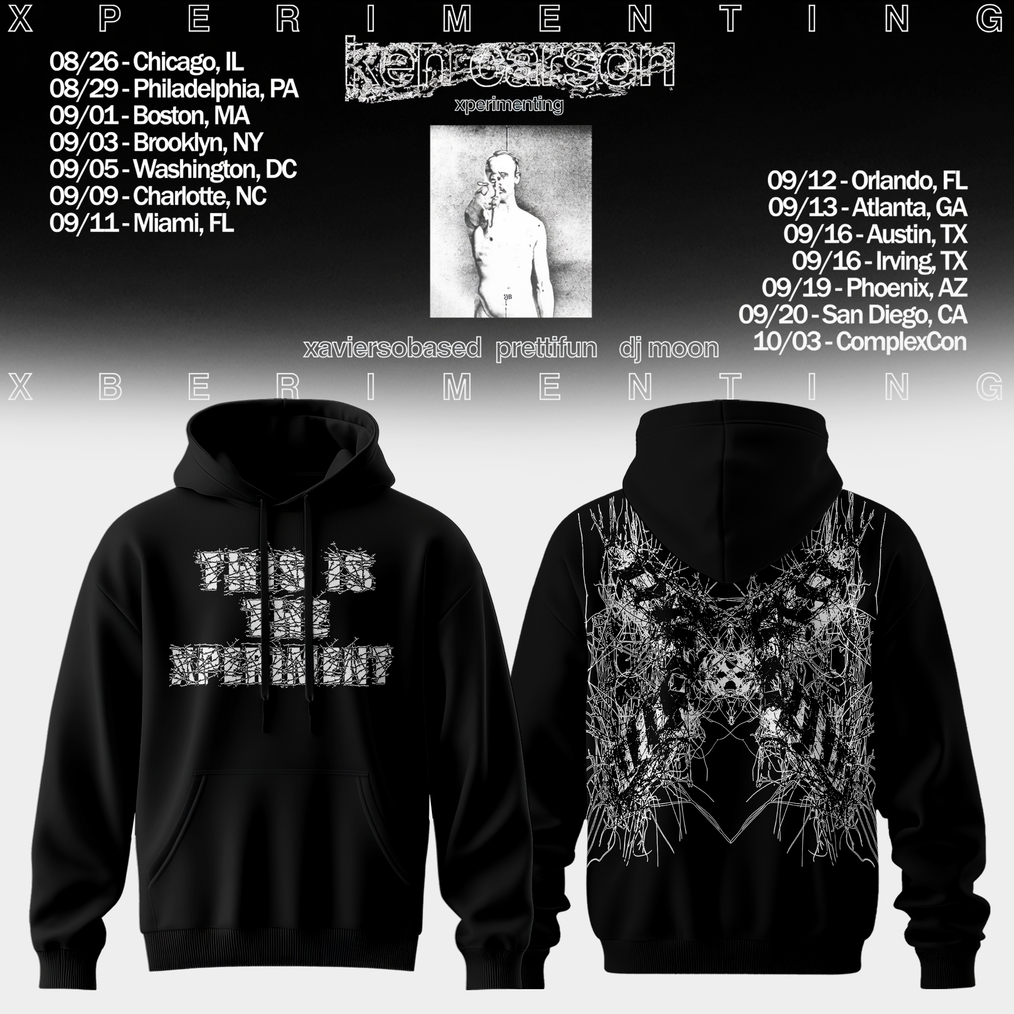 Xperimenting Tour Exclusive Music Hoodie Gifts For Fans