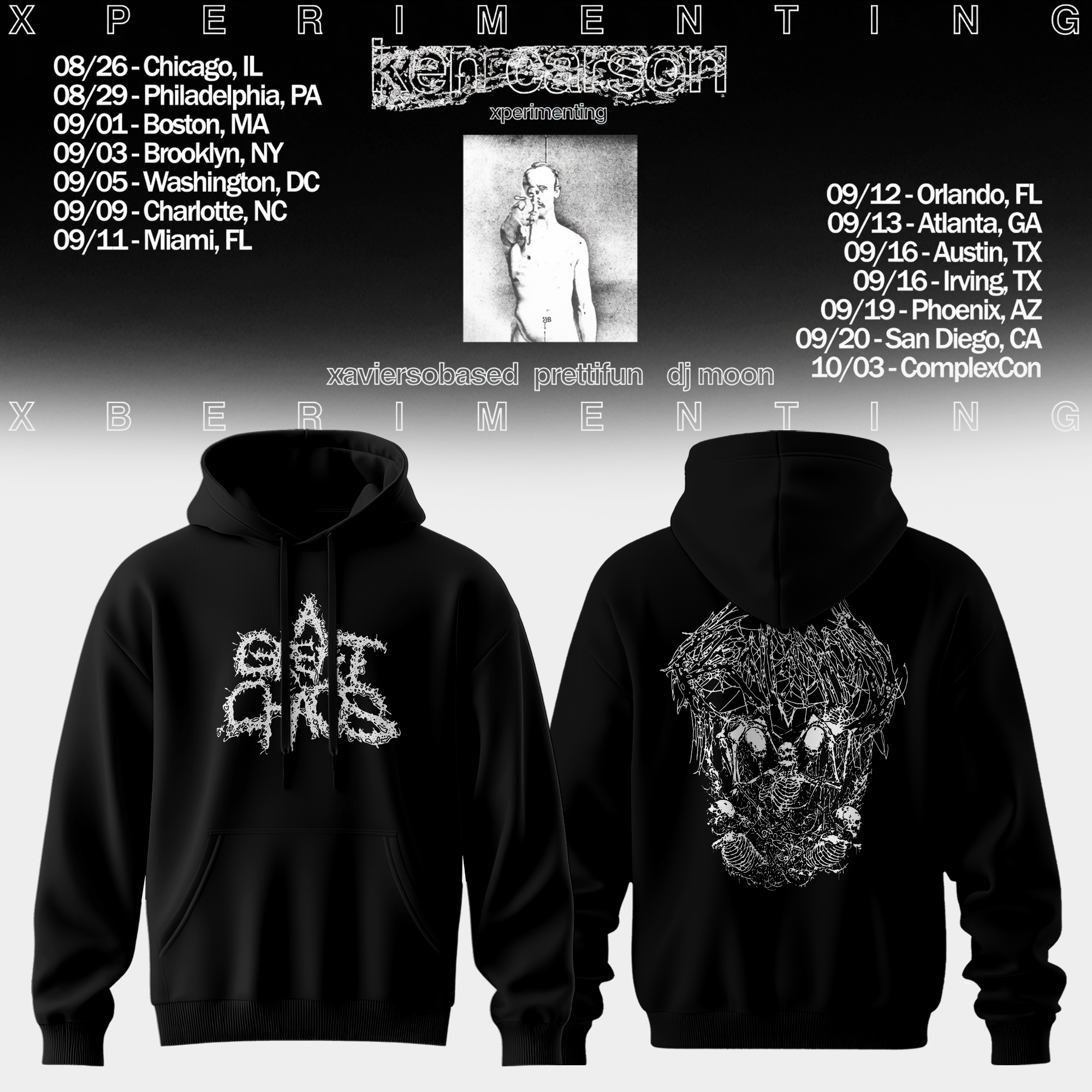 Xperimenting Tour Limited Edition Hoodie Collection Gifts For Fans