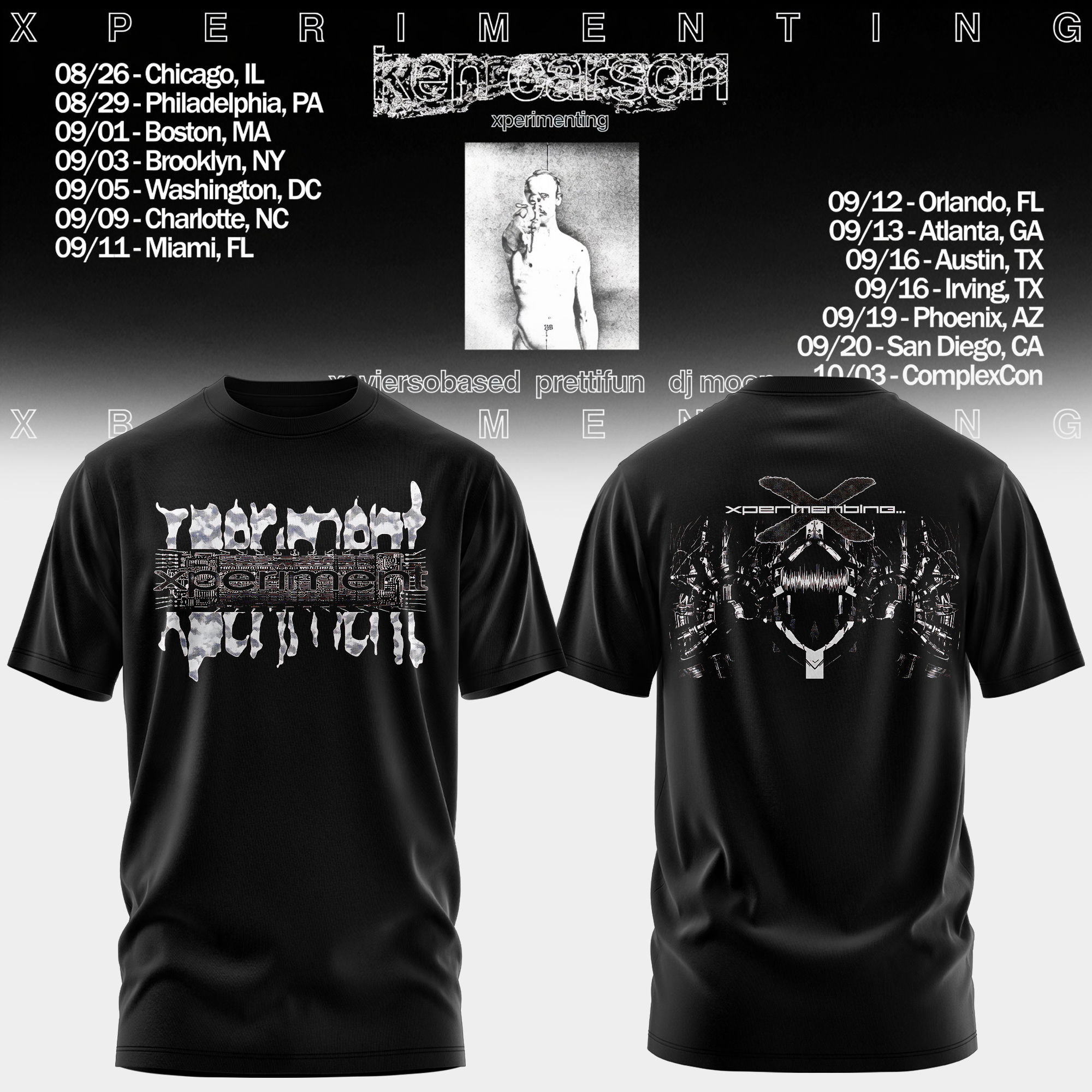 Xperimenting Tour Premium Fan Graphic Tee Gifts For Fans