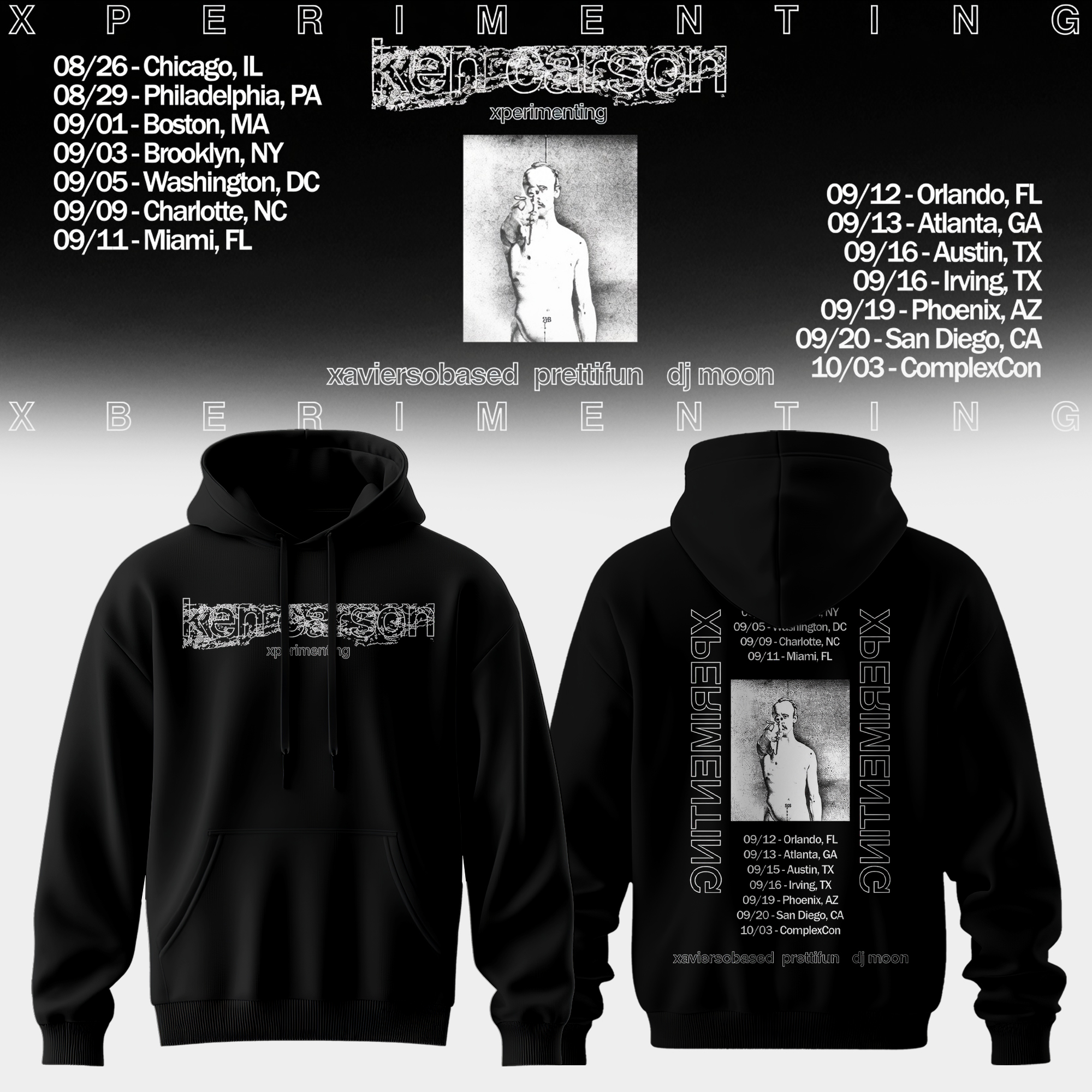 Xperimenting Tour Premium Fan Hoodie Merchandise Gifts For Fans
