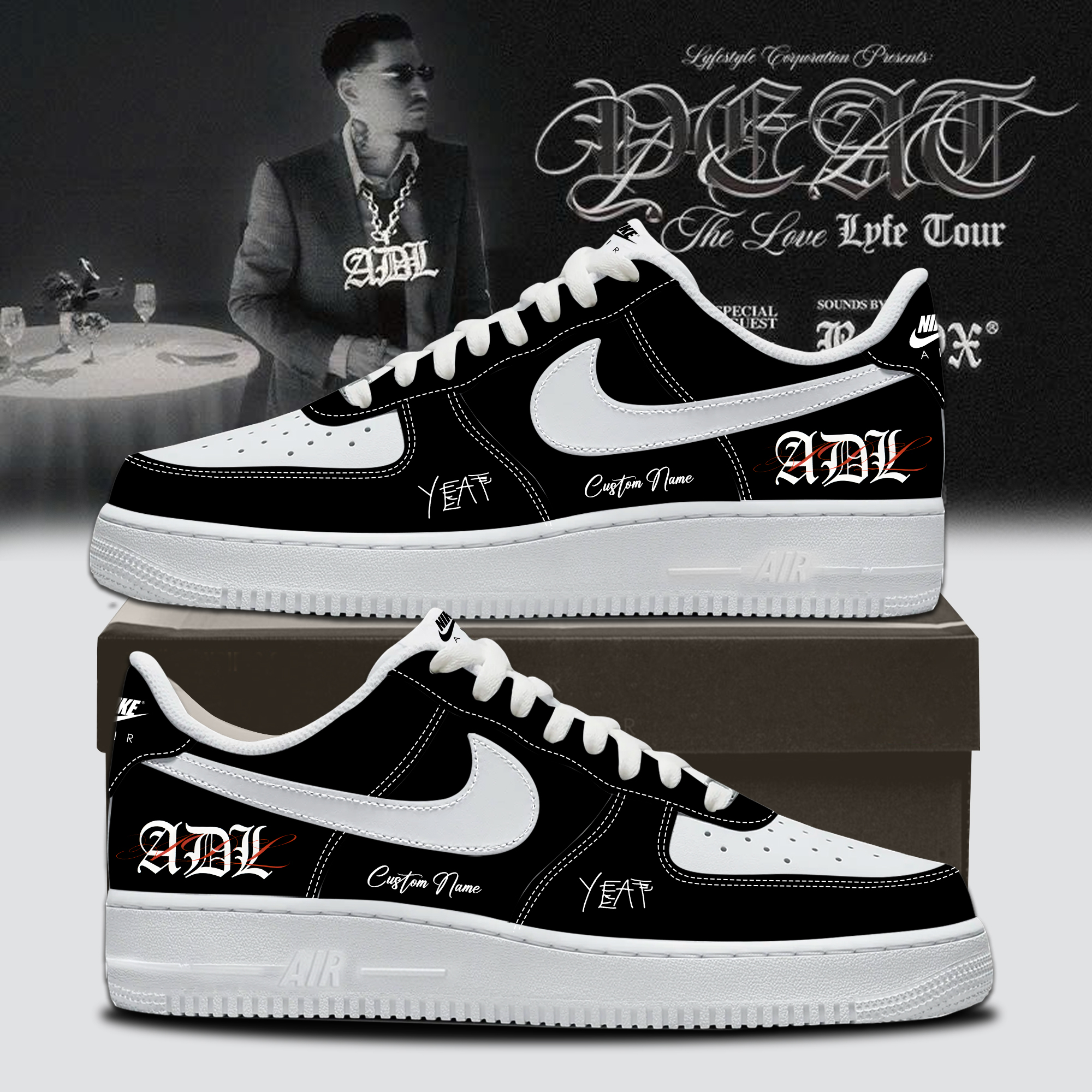 YEAT LOVELYFE Tour Signed Exclusive Fan Casual Shoes