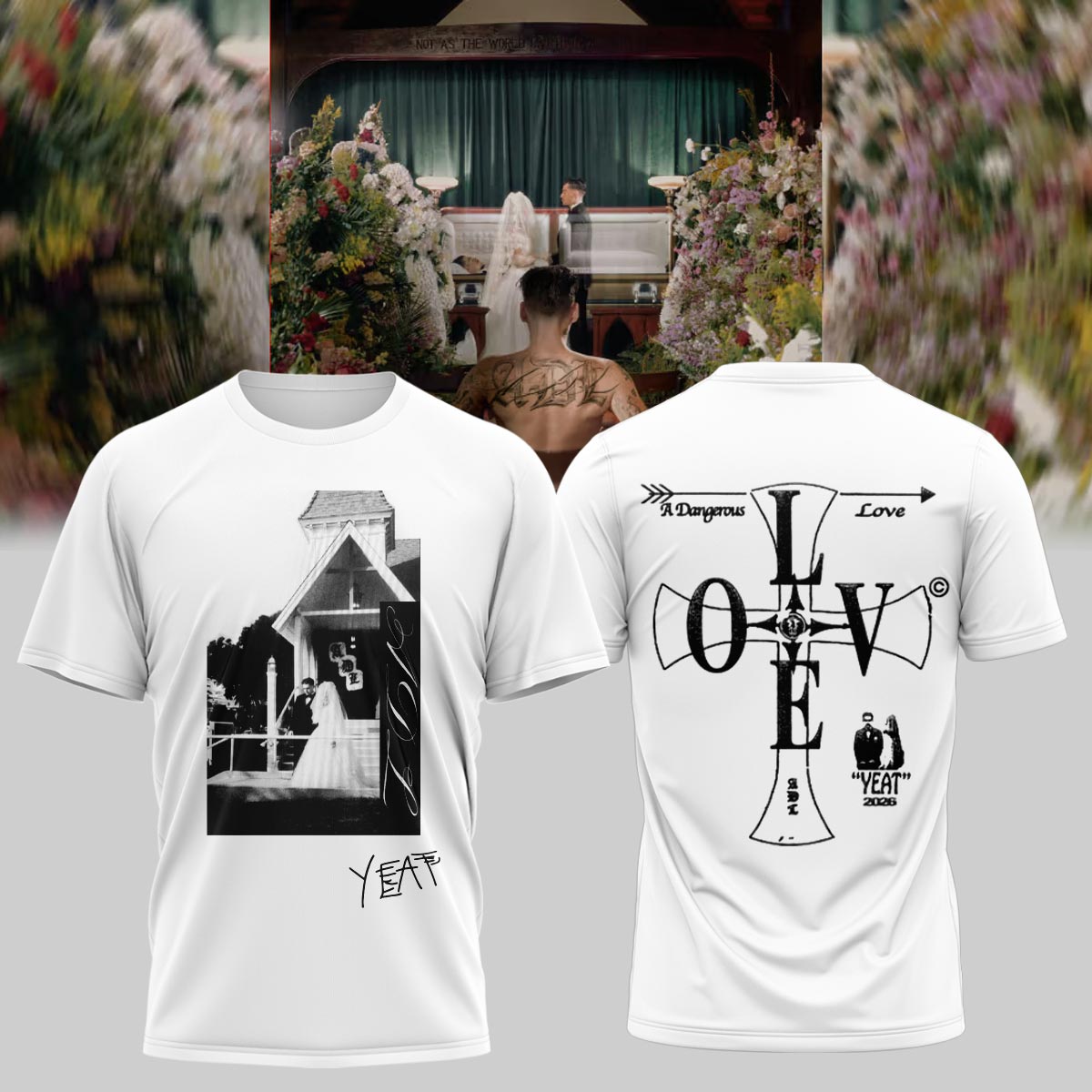 YEAT LOVELYFE Tour Signed Exclusive Limited Edition T Shirt