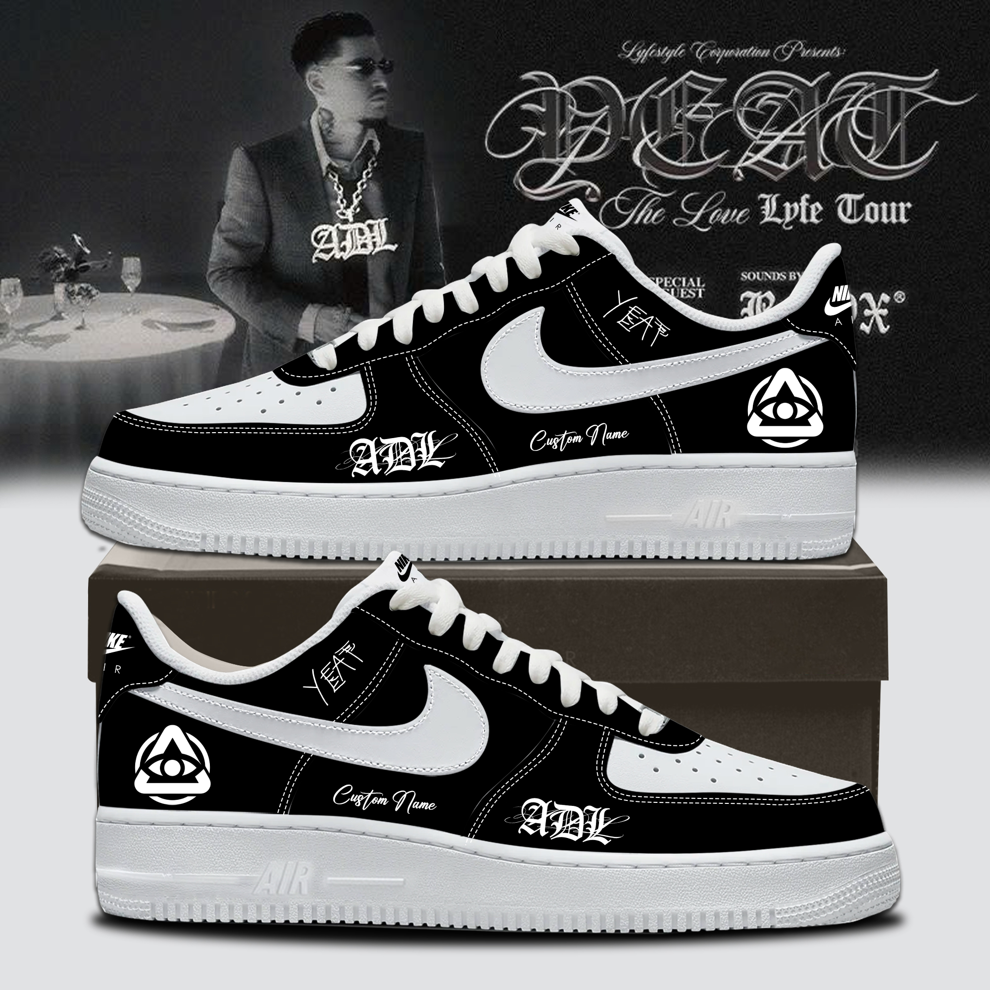 YEAT LOVELYFE Tour Signed Limited Release Casual Shoes
