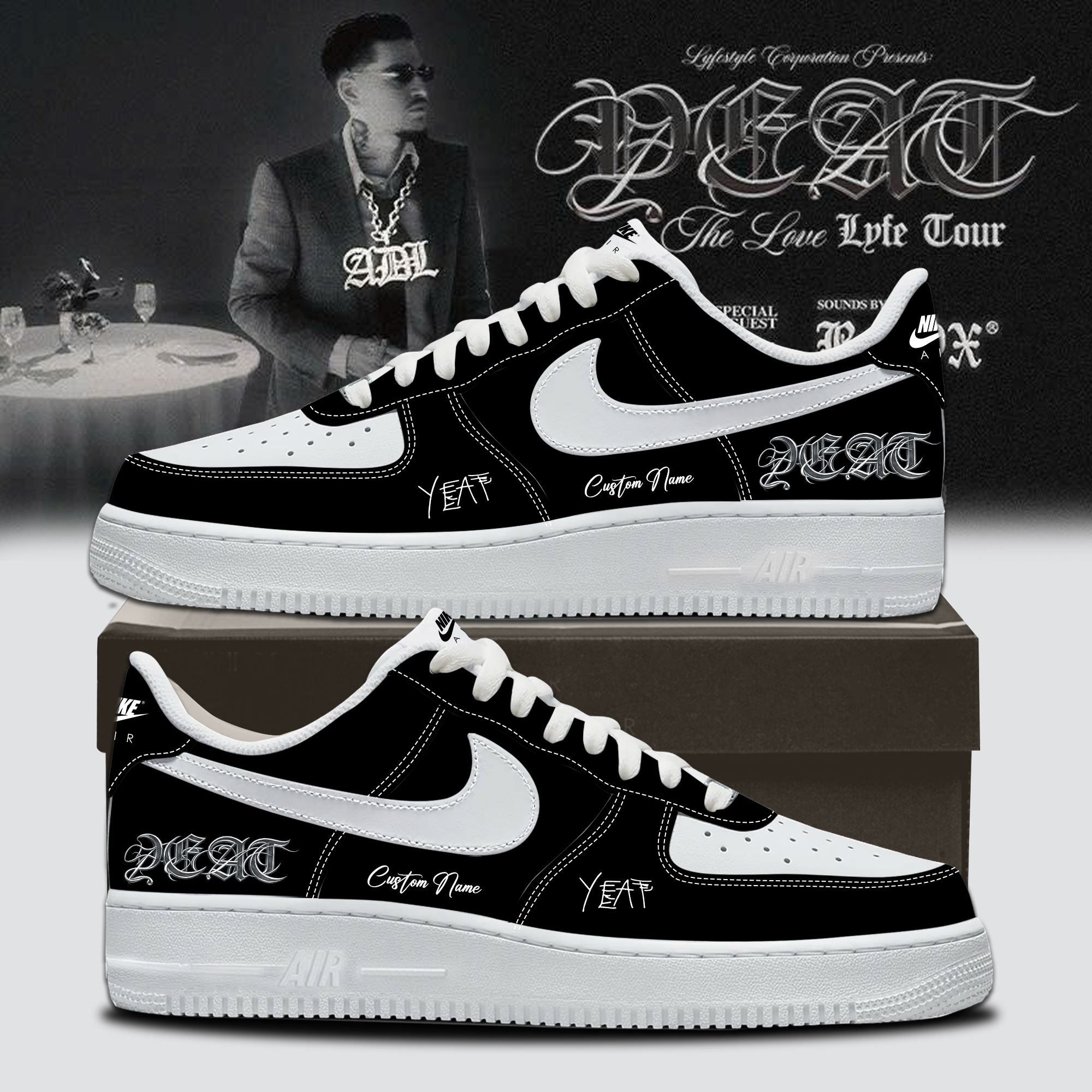 YEAT LOVELYFE Tour Signed Limited Release Sneakers