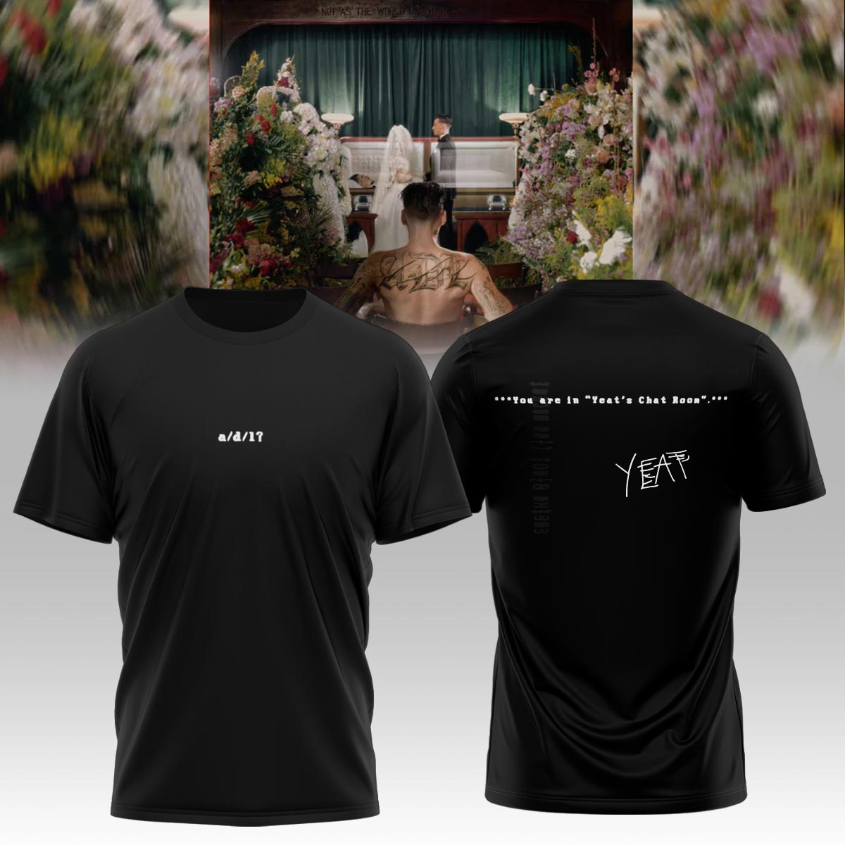 YEAT LOVELYFE Tour Signed Signature Concert T Shirt