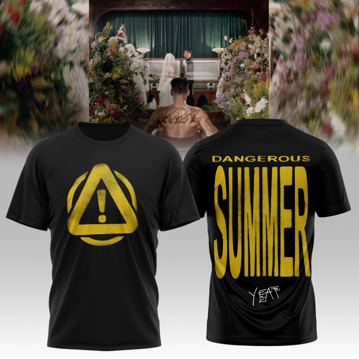 YEAT LOVELYFE Tour Signed Signature Fan T Shirt