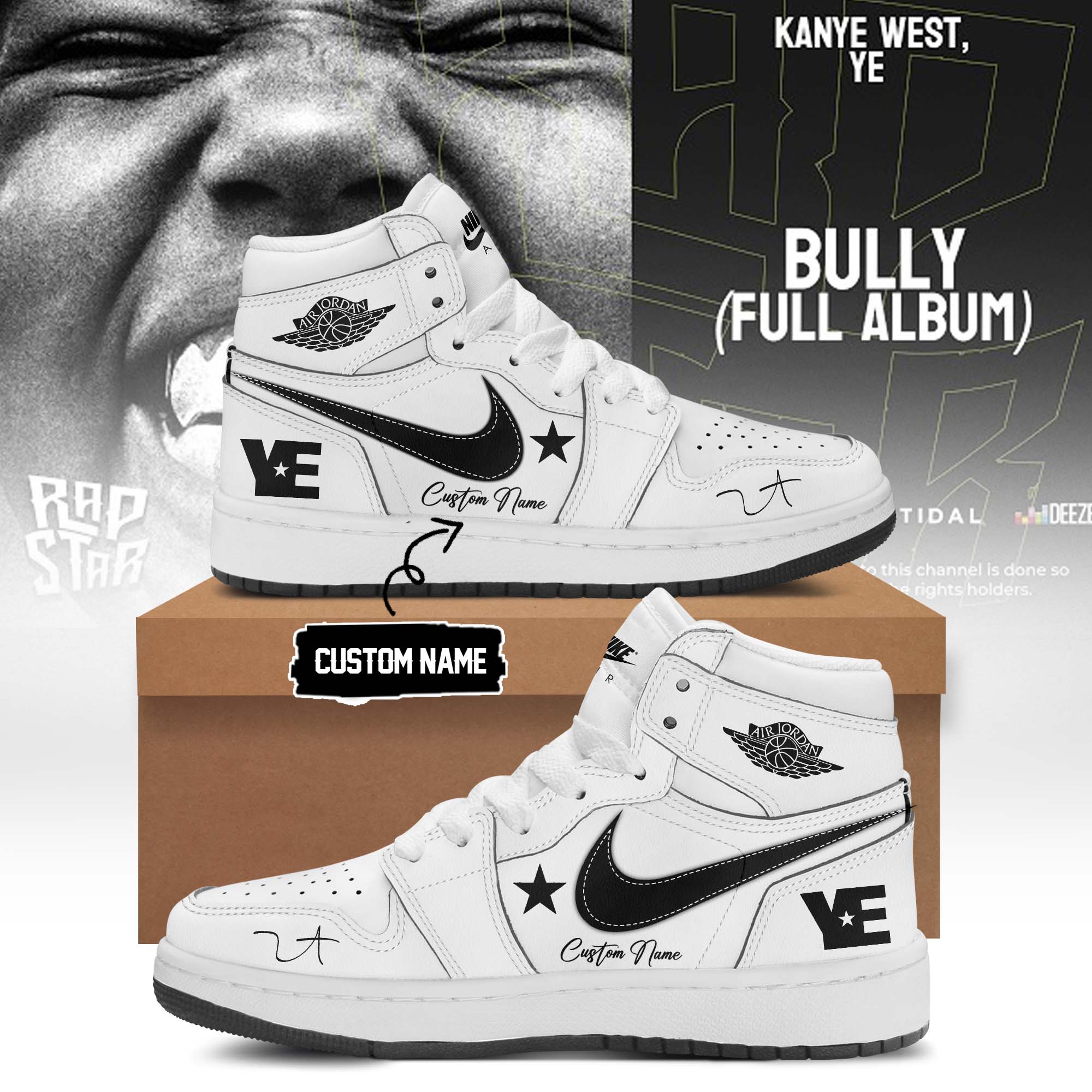 Ye 2026 Tour Collector Fan Sneakers Edition