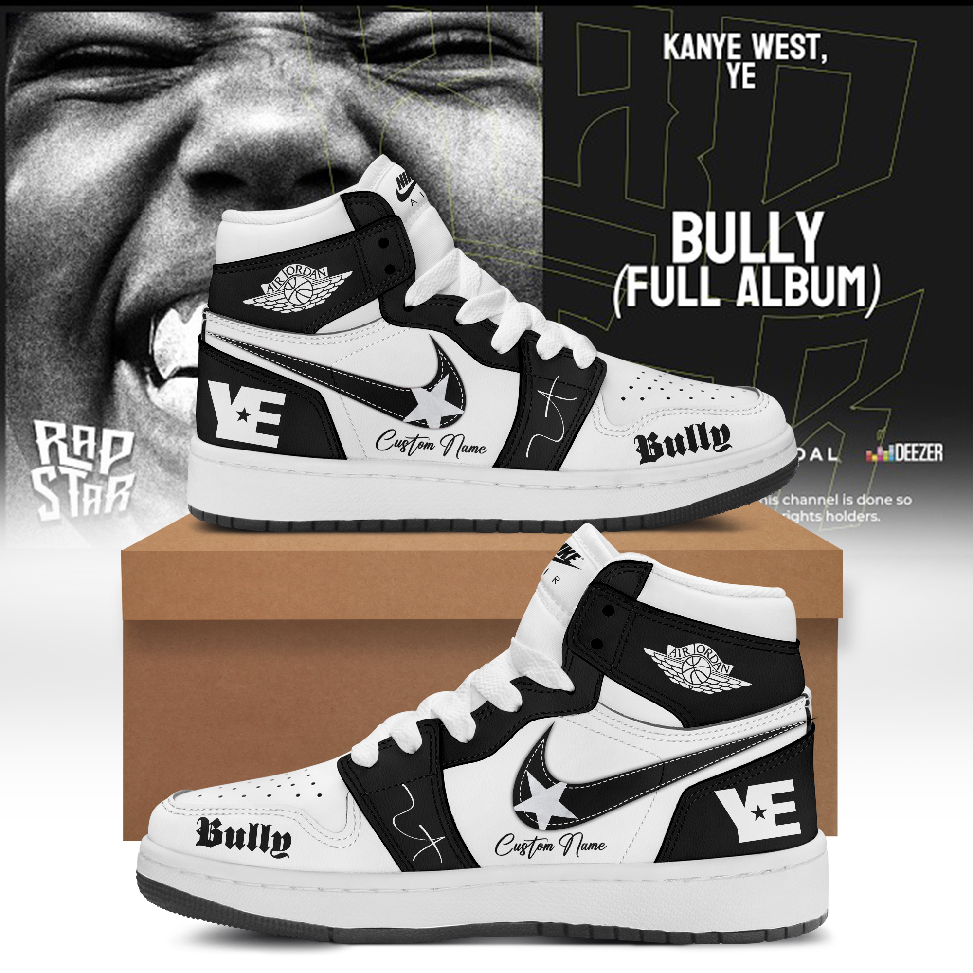 Ye 2026 Tour Limited Fan Sneakers Merchandise