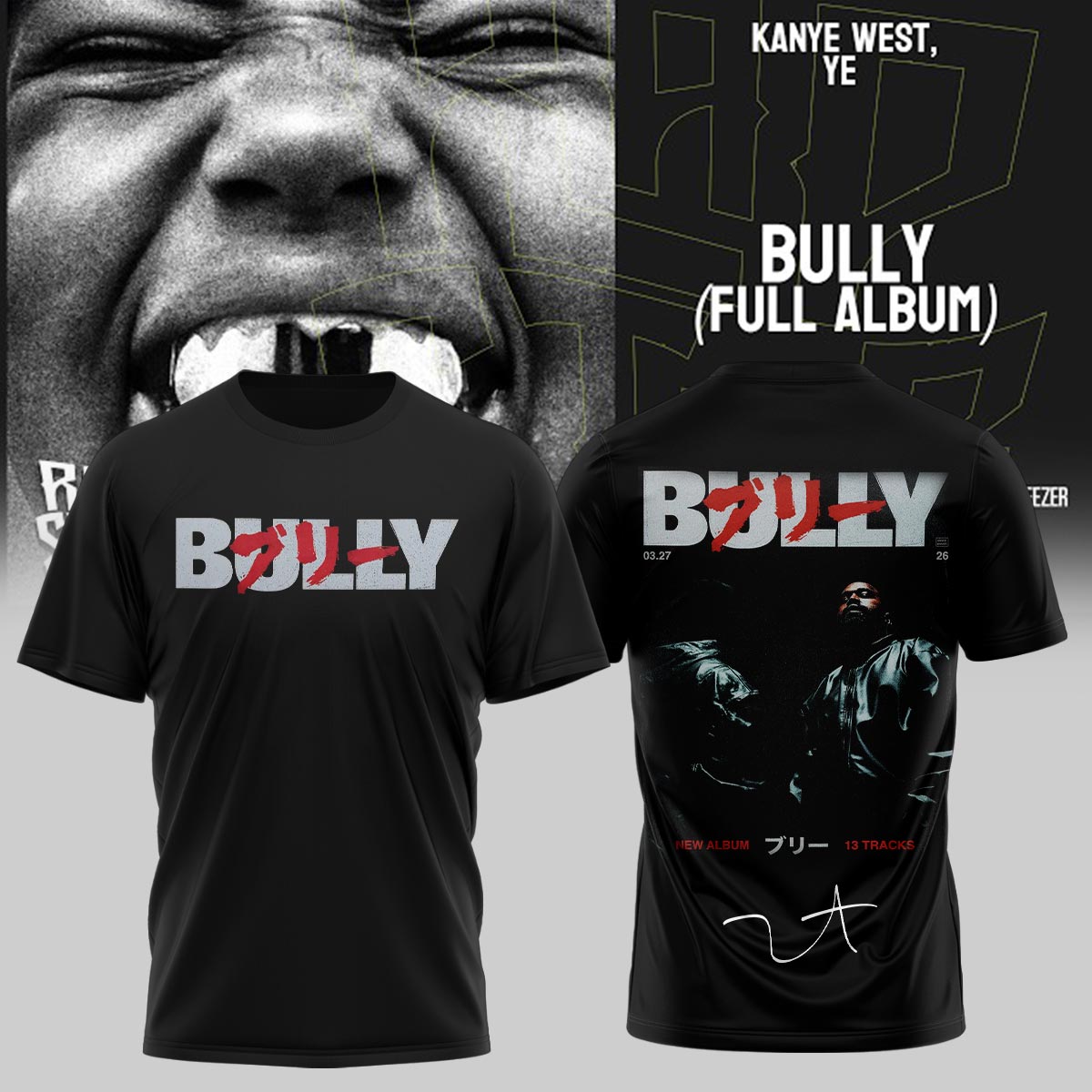 Ye 2026 Tour Limited Merchandise Graphic T Shirt