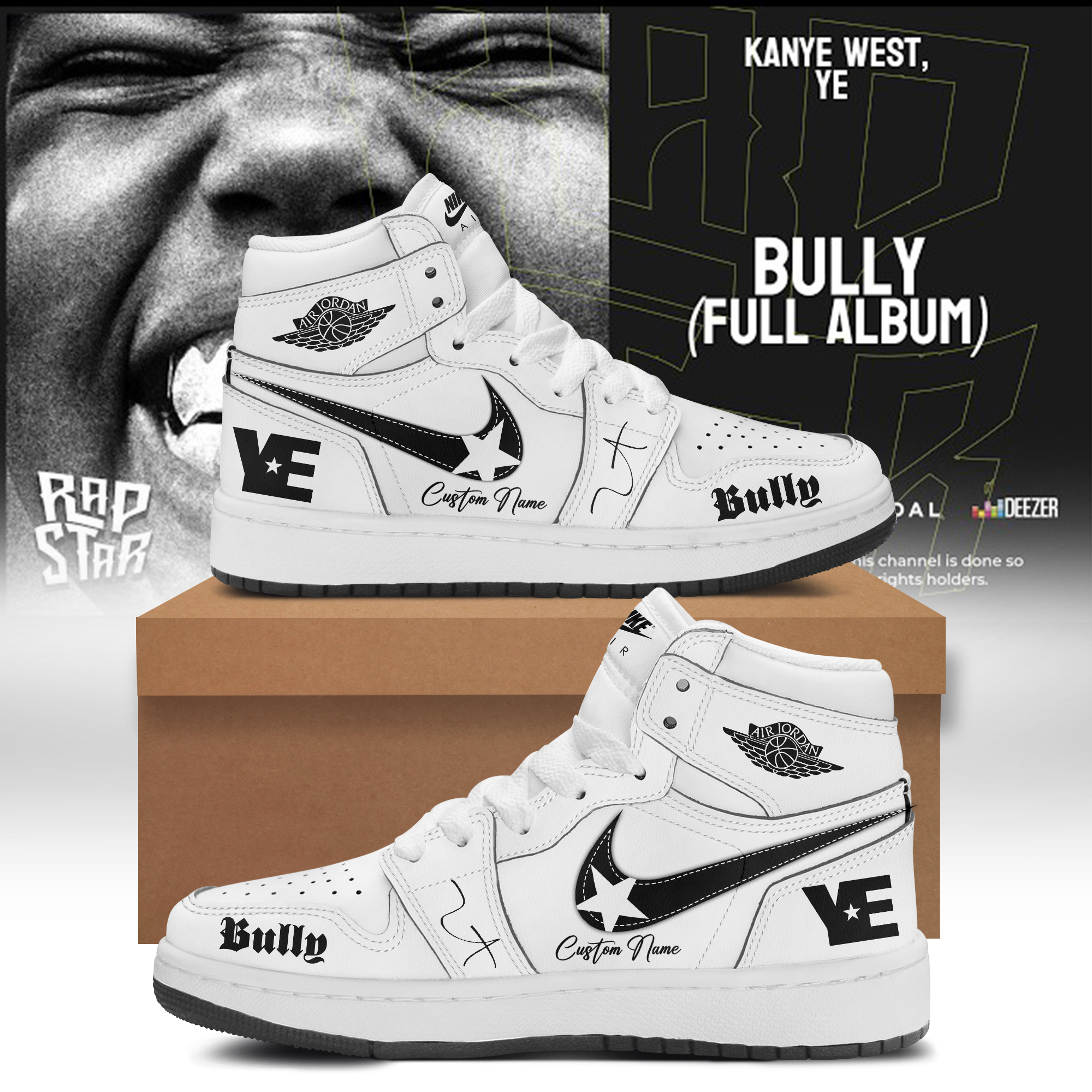 Ye 2026 Tour Official Concert Sneakers Fan Edition