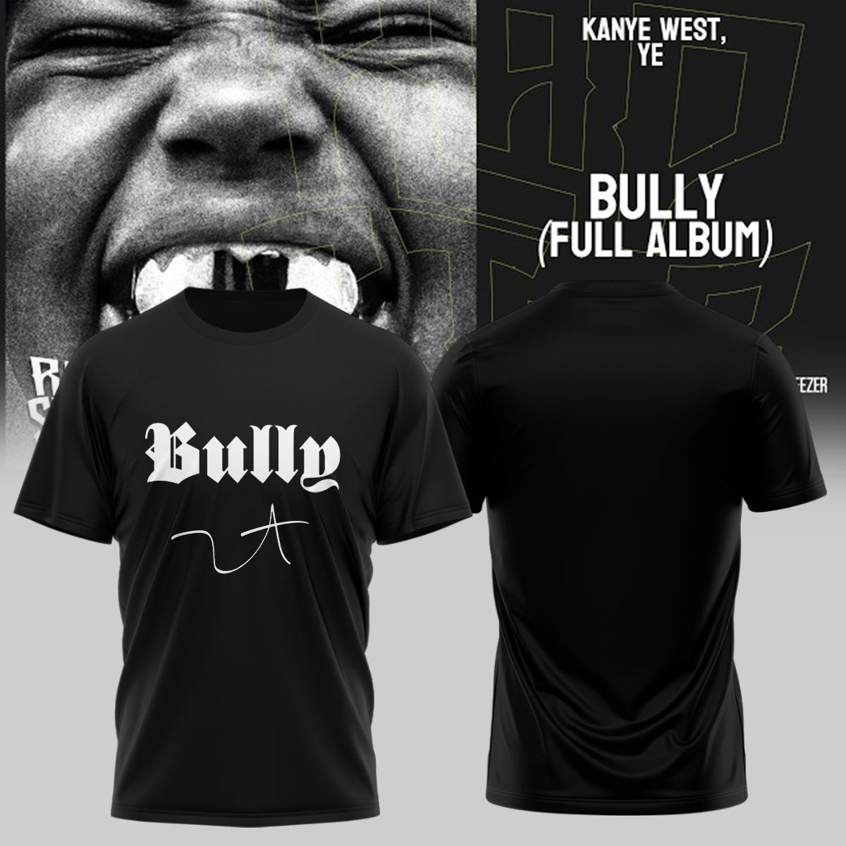 Ye 2026 Tour Official Graphic T Shirt Collection