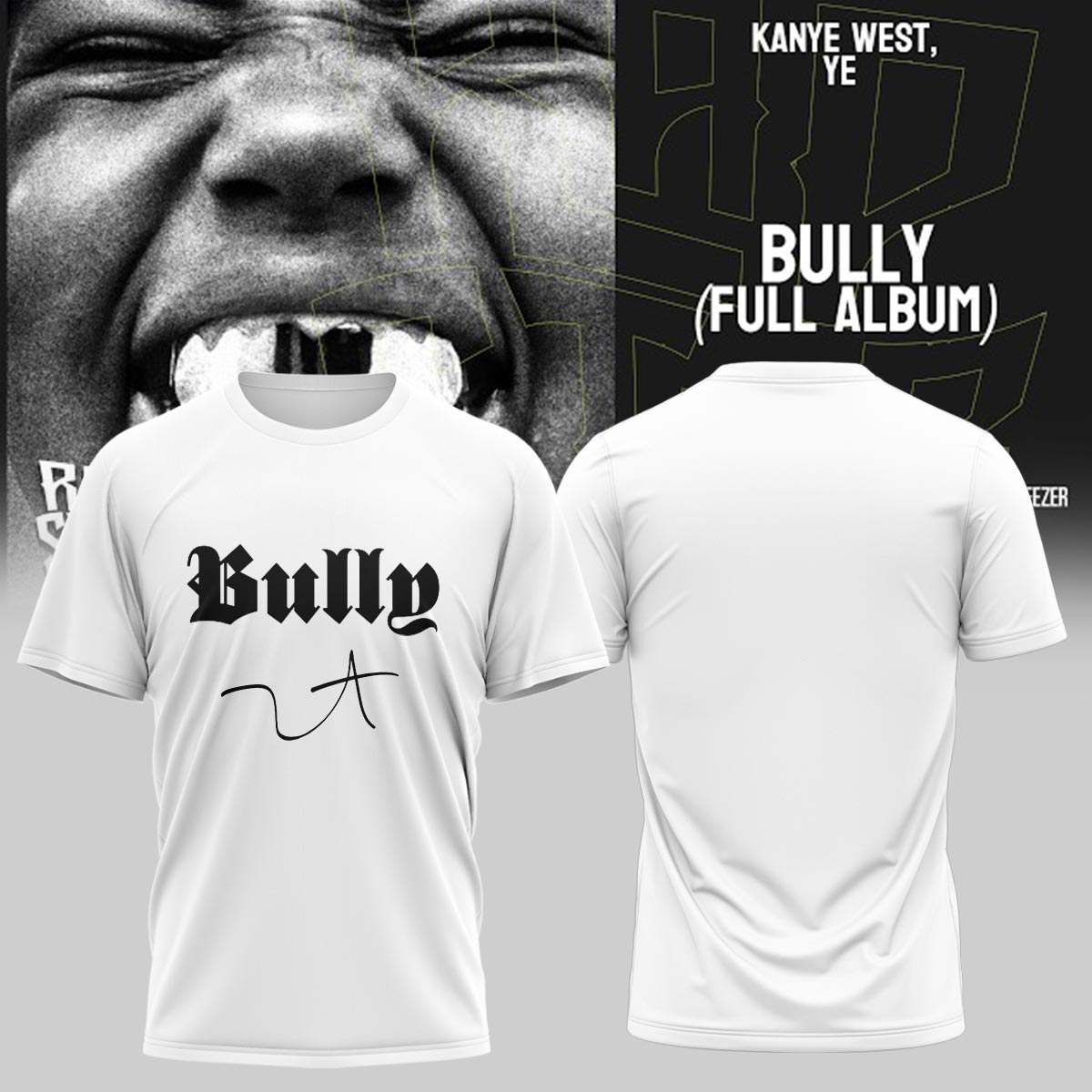 Ye 2026 Tour Premium Concert Graphic T Shirt