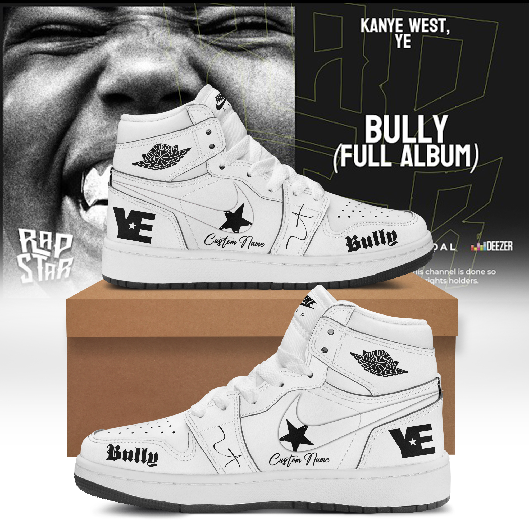 Ye 2026 Tour Premium Music Fan Sneakers Collection