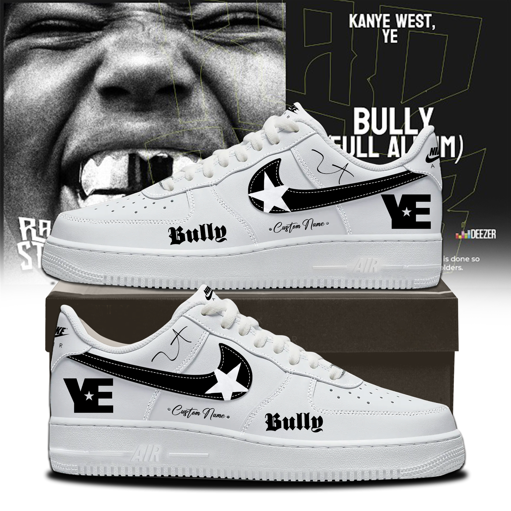 Ye 2026 Tour Premium Signature Fan Sneakers Collection