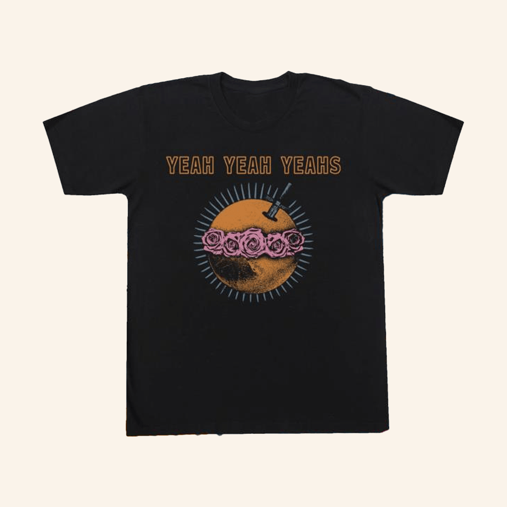Yeah Yeah Yeahs Merch Moon Rose TShirt Gifts For Besties