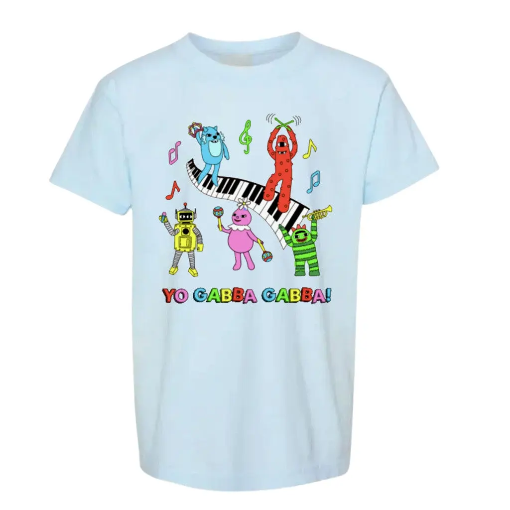 Yo Gabba Gabba Merch Psychic Friends X Yo Gabba Gabba Lets Play TShirt Daughter Gifts