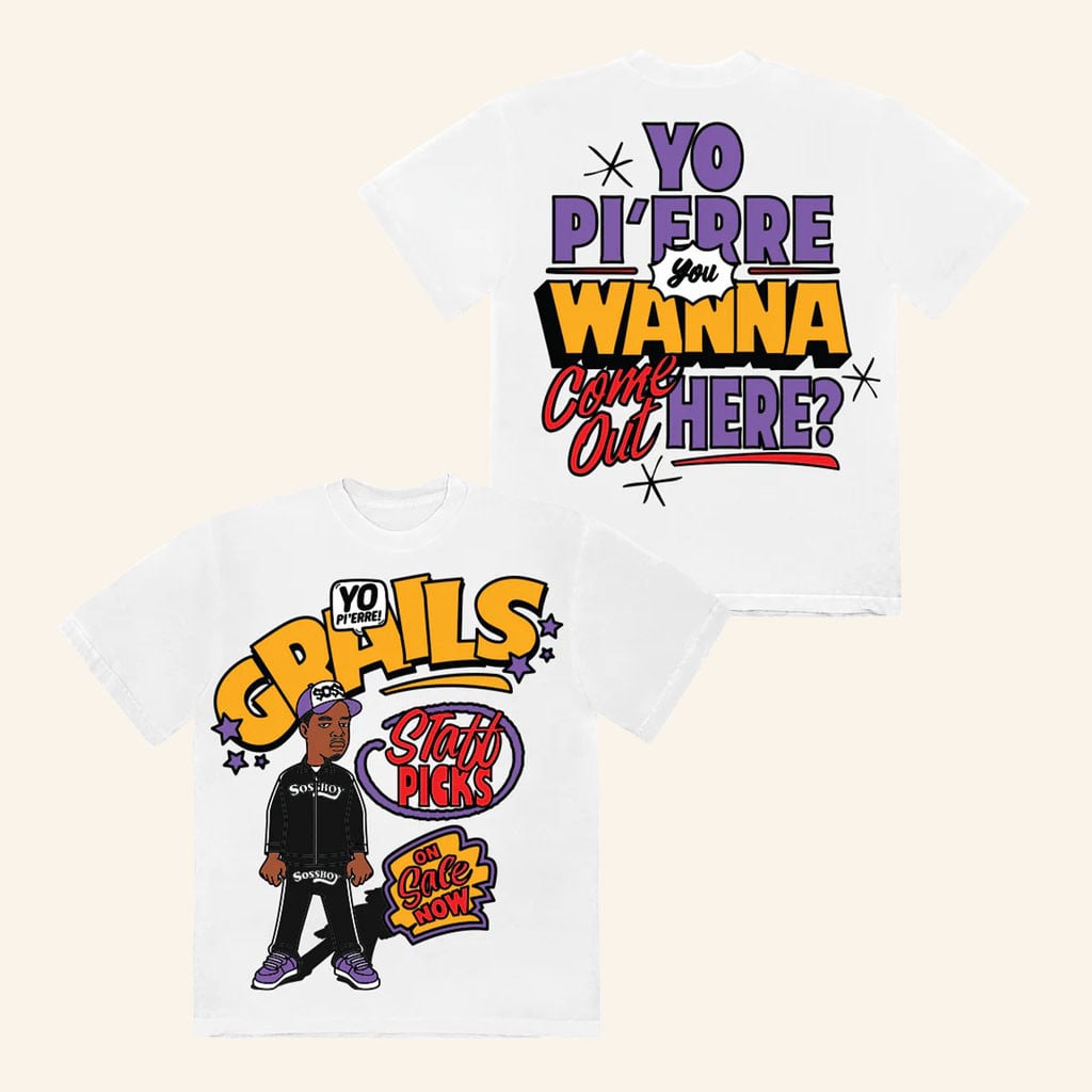 Yo Pierre Merch 2026 Grails TShirt Pierre Bourne Merch Gifts For Rap Music Lovers