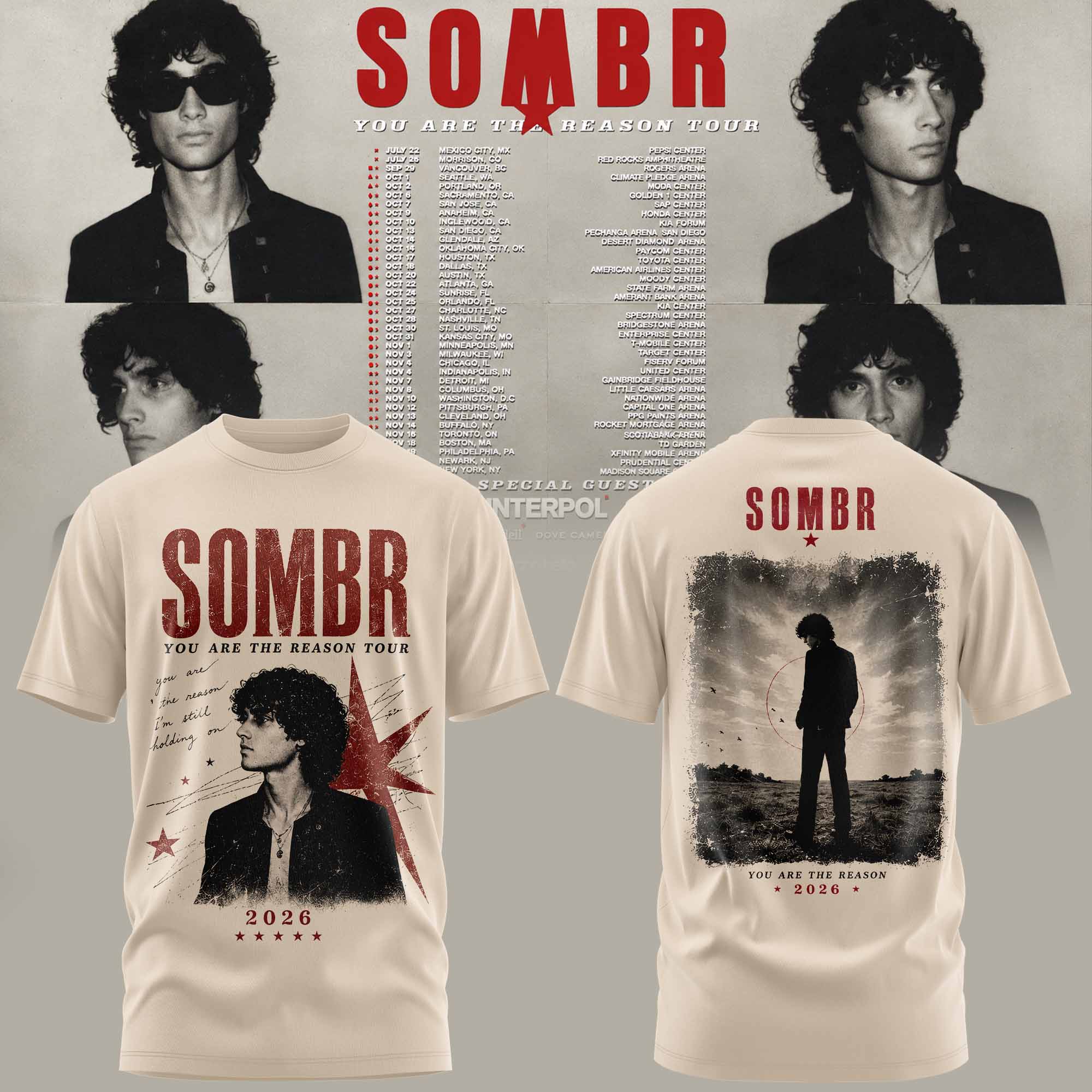 You Are The Reason Tour Premium 3D Collector Edition Graphic T Shirt