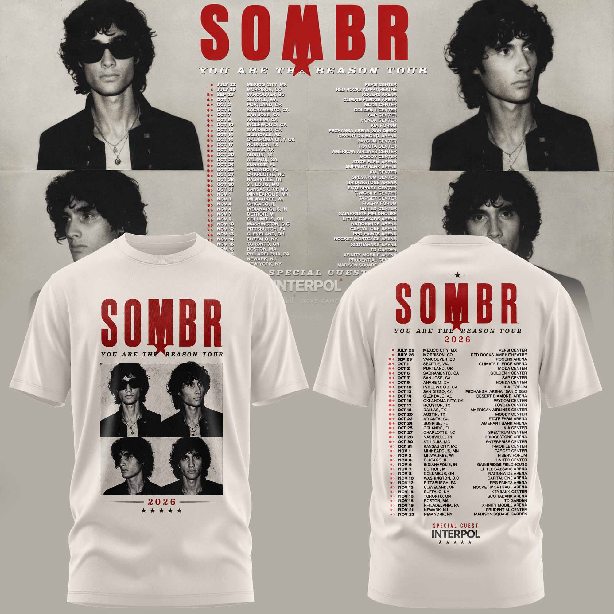 You Are The Reason Tour Premium 3D Limited Edition Graphic T Shirt