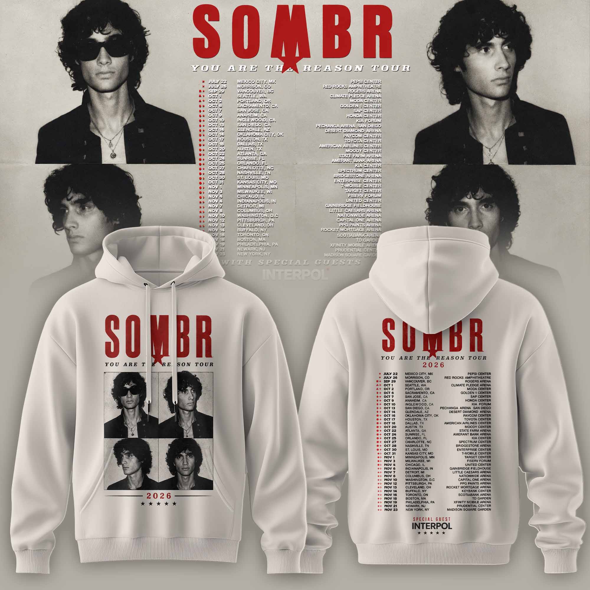 You Are The Reason Tour Premium 3D Limited Edition Pullover Hoodie
