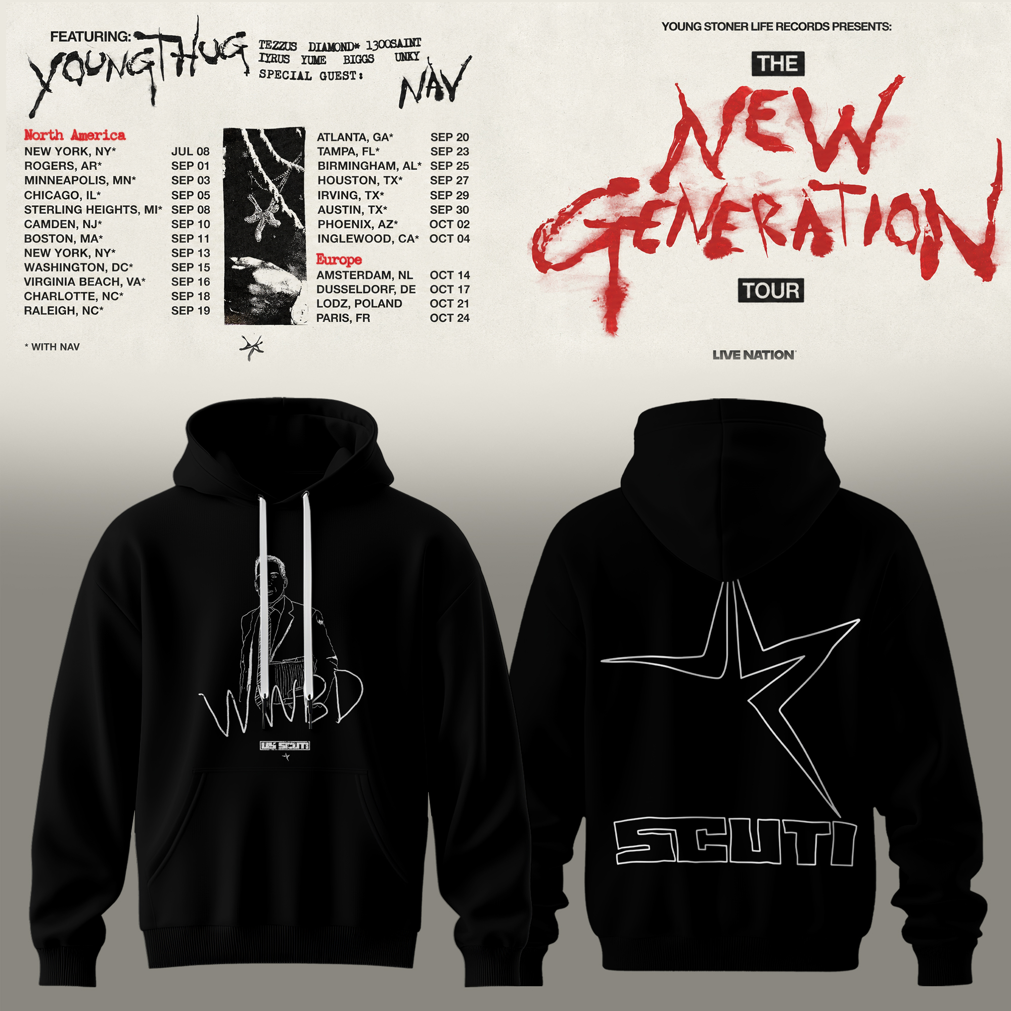 Young Thug SP5DER x UY SCUTI Collector Edition Hoodie