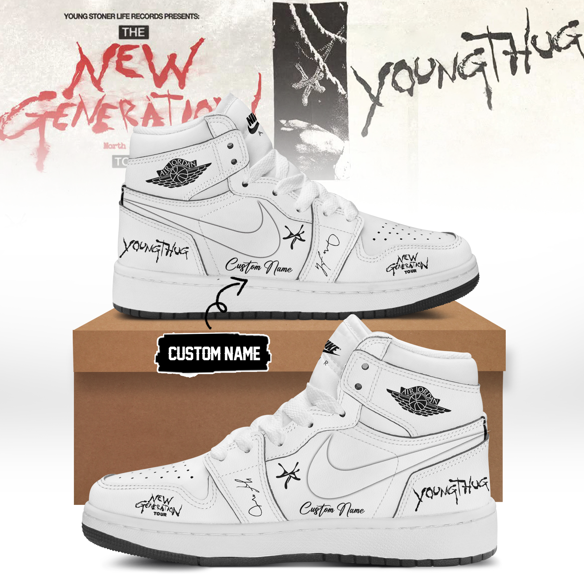Young Thug The New Generation Tour 2026 Collector Edition Lifestyle Sneakers