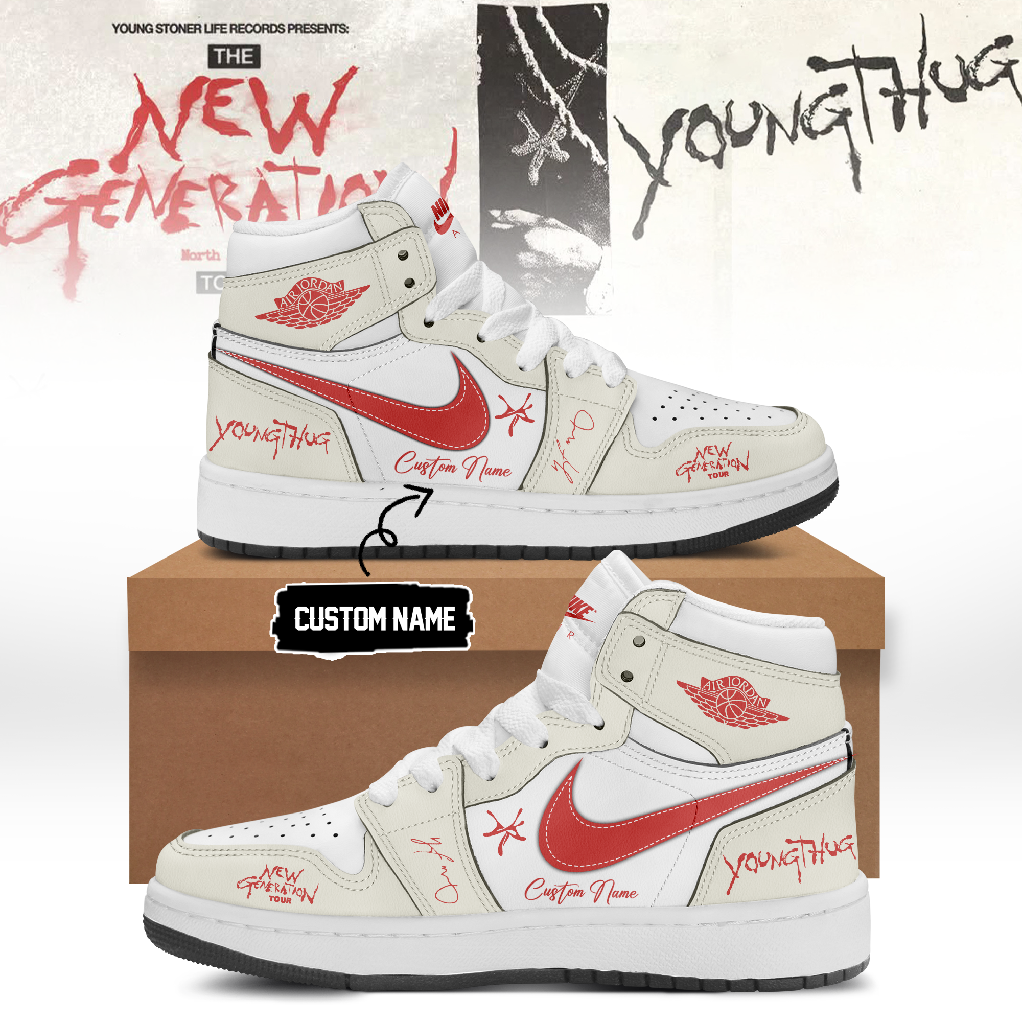 Young Thug The New Generation Tour 2026 Collector Edition Signature Sneakers