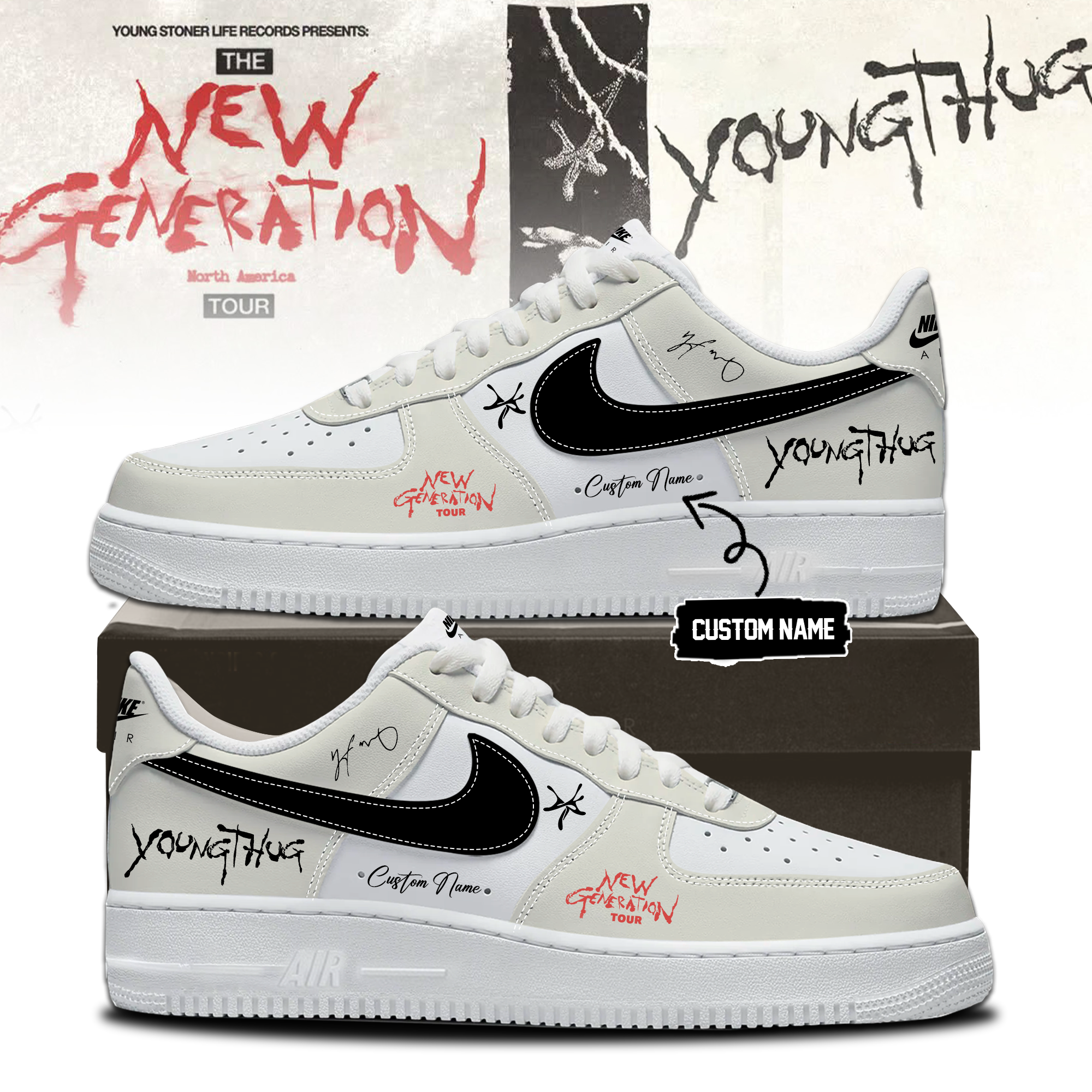 Young Thug The New Generation Tour 2026 Collector Fan Casual Footwear