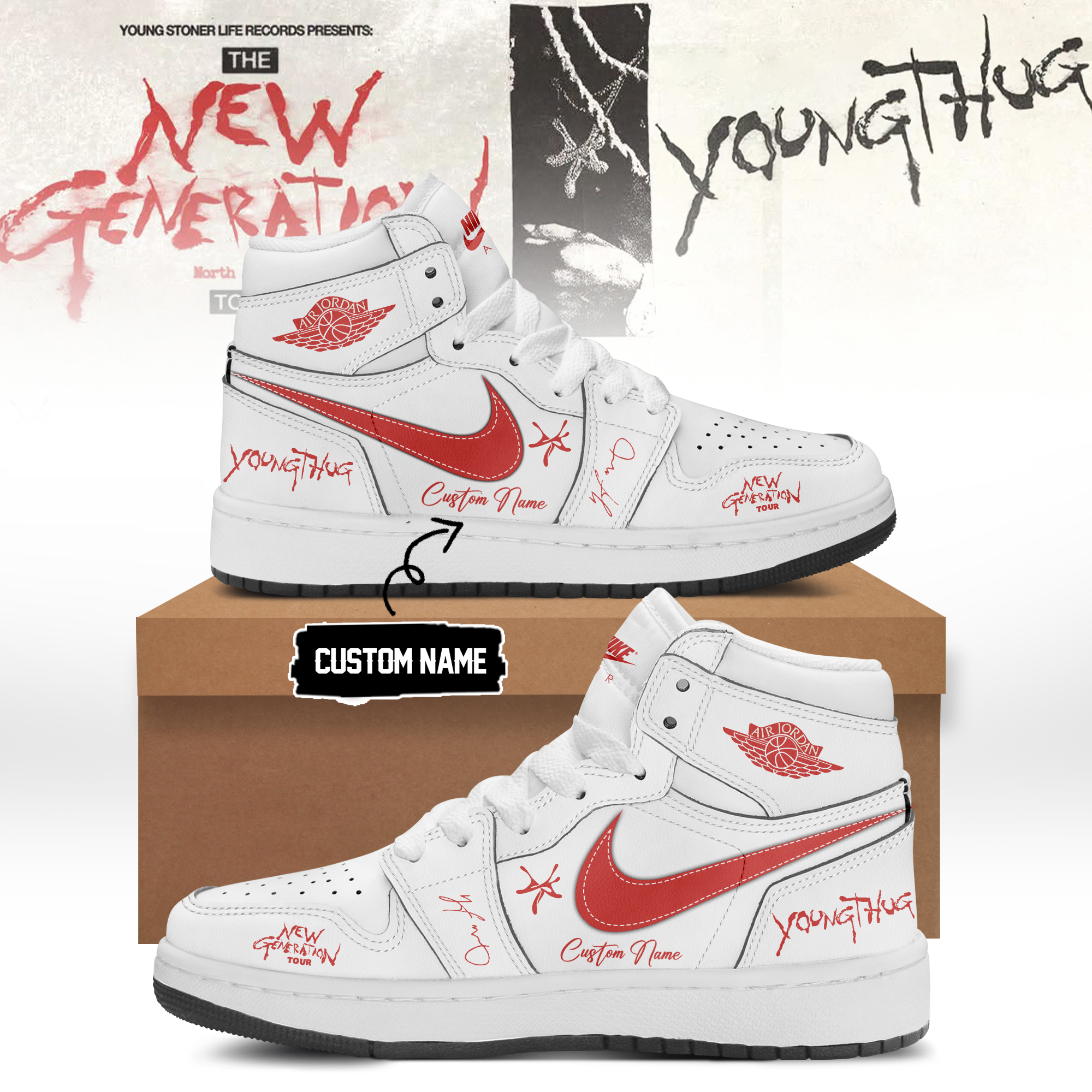 Young Thug The New Generation Tour 2026 Collector Signature Footwear