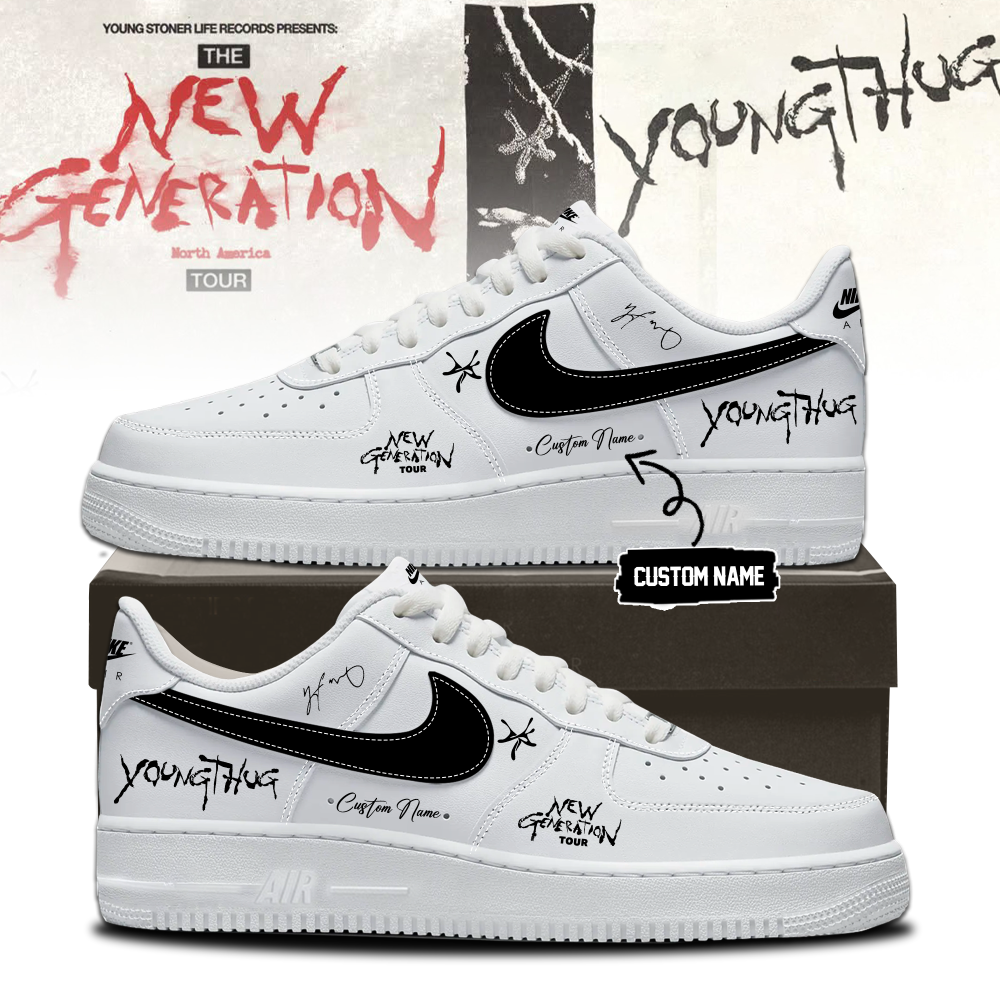 Young Thug The New Generation Tour 2026 Exclusive Casual Footwear