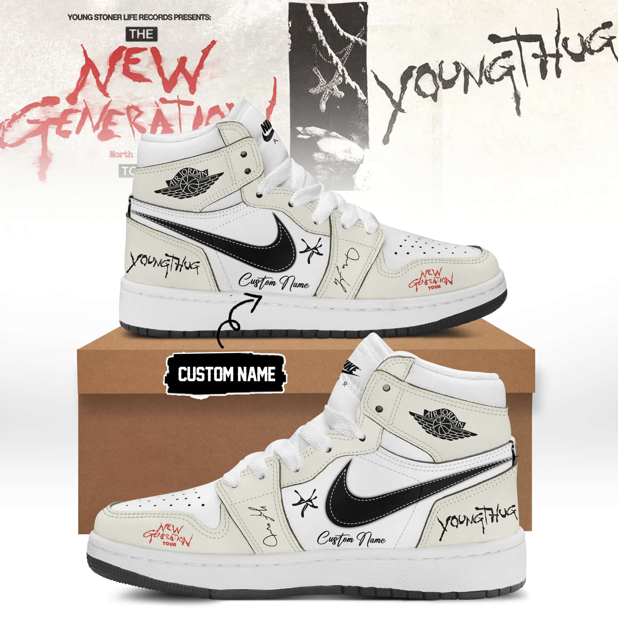 Young Thug The New Generation Tour 2026 Premium Concert Sneakers