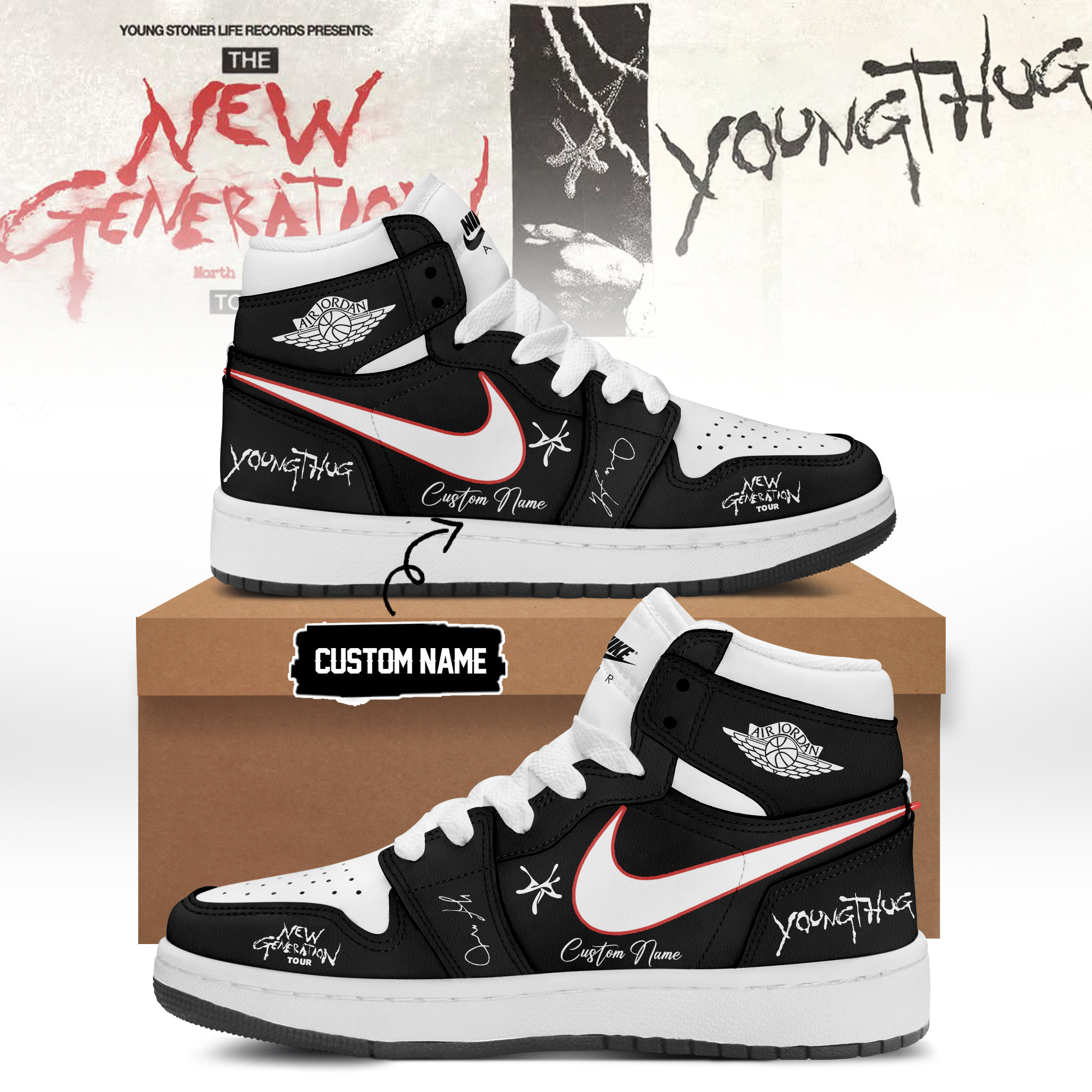 Young Thug The New Generation Tour 2026 Premium Lifestyle Sneakers