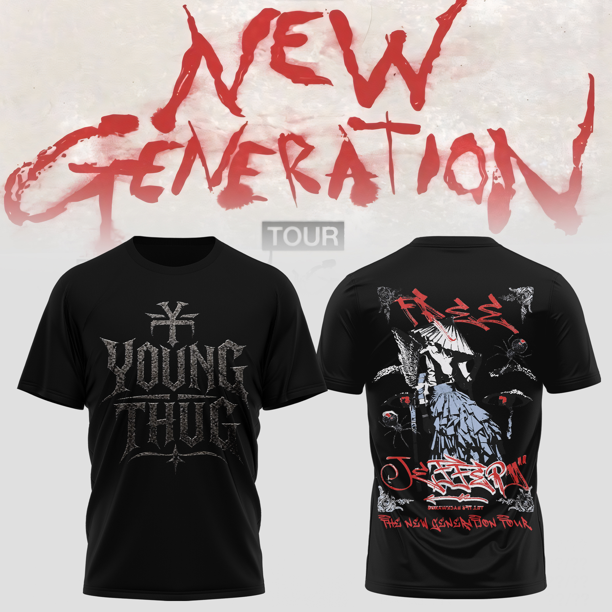 Young Thug The New Generation Tour Signature Music Fan Tee
