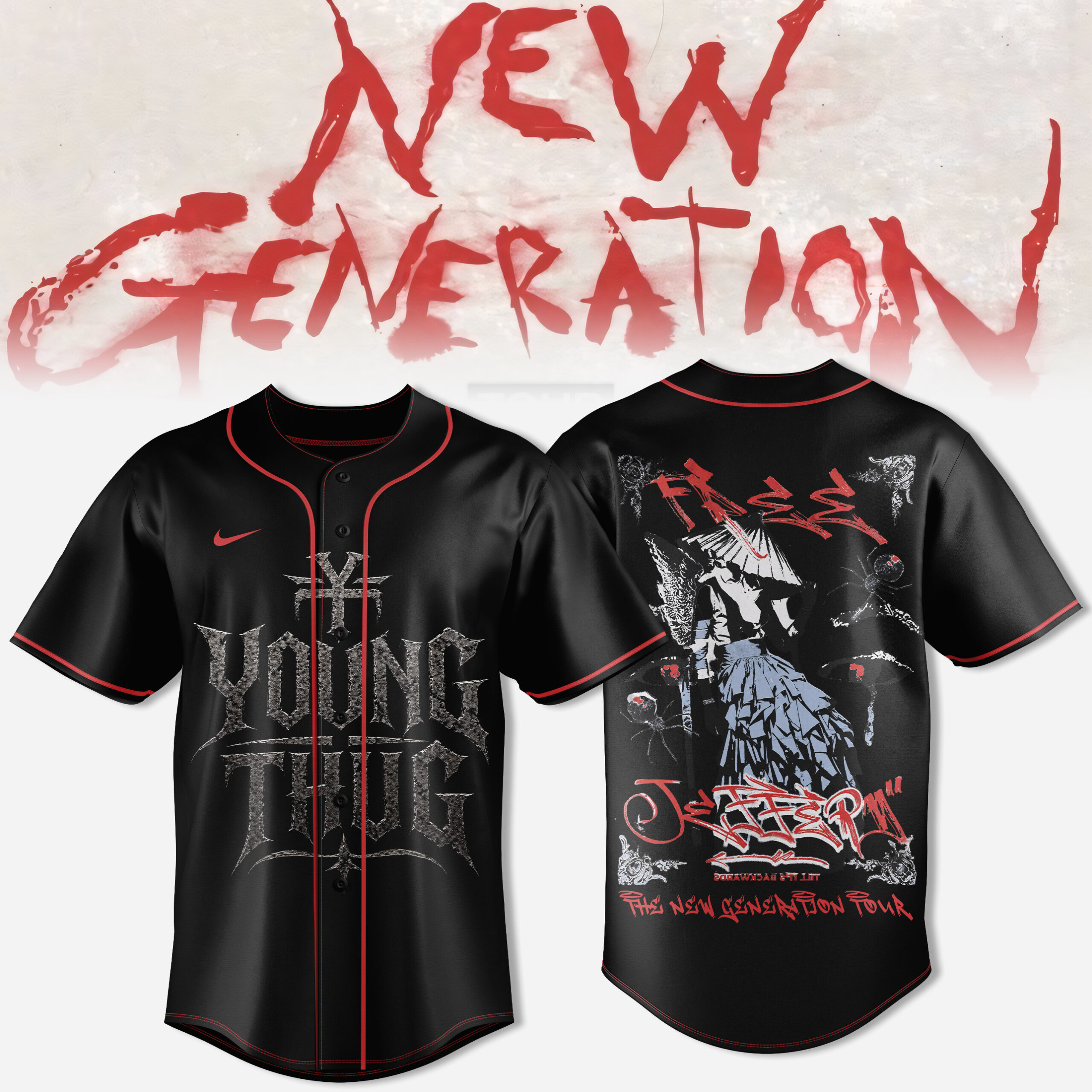 Young Thug The New Generation Tour Signature Sports Jersey