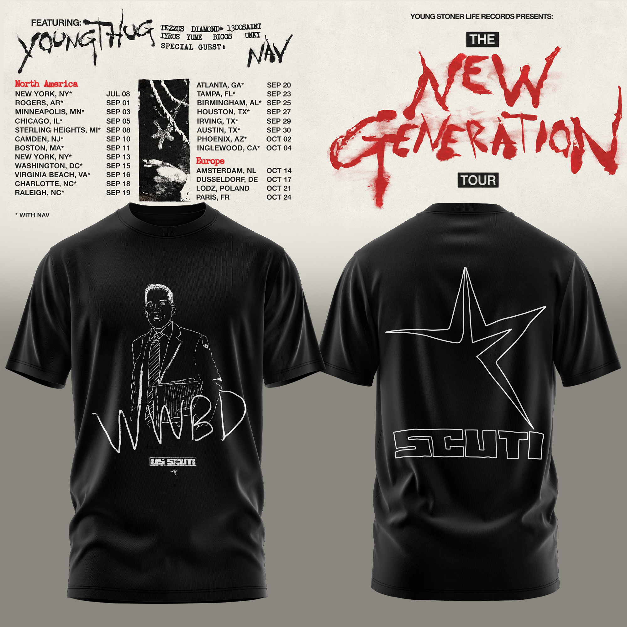 Young Thug What Would Brian Do Graphic T Shirt Streetwear Fan Gift