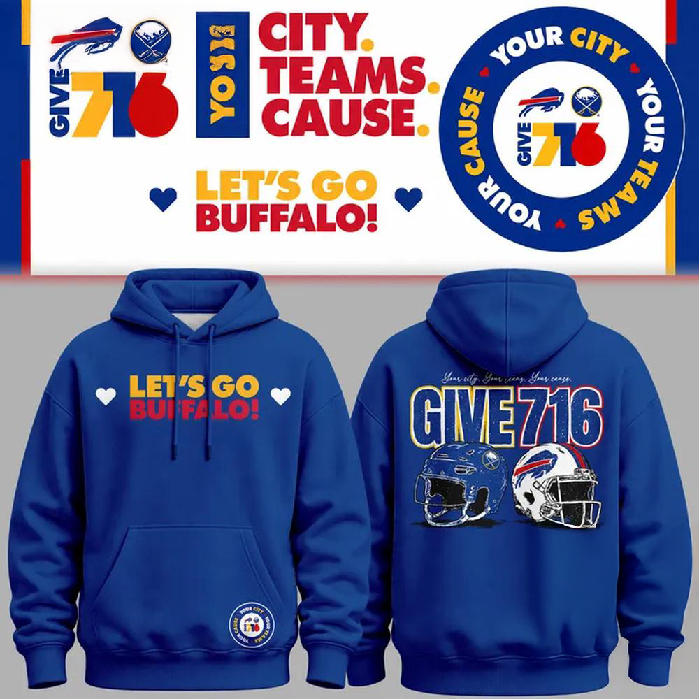 Your City Your Teams Your Cause for Buffalo Bills and Buffalo Sabres 2026 Hoodie