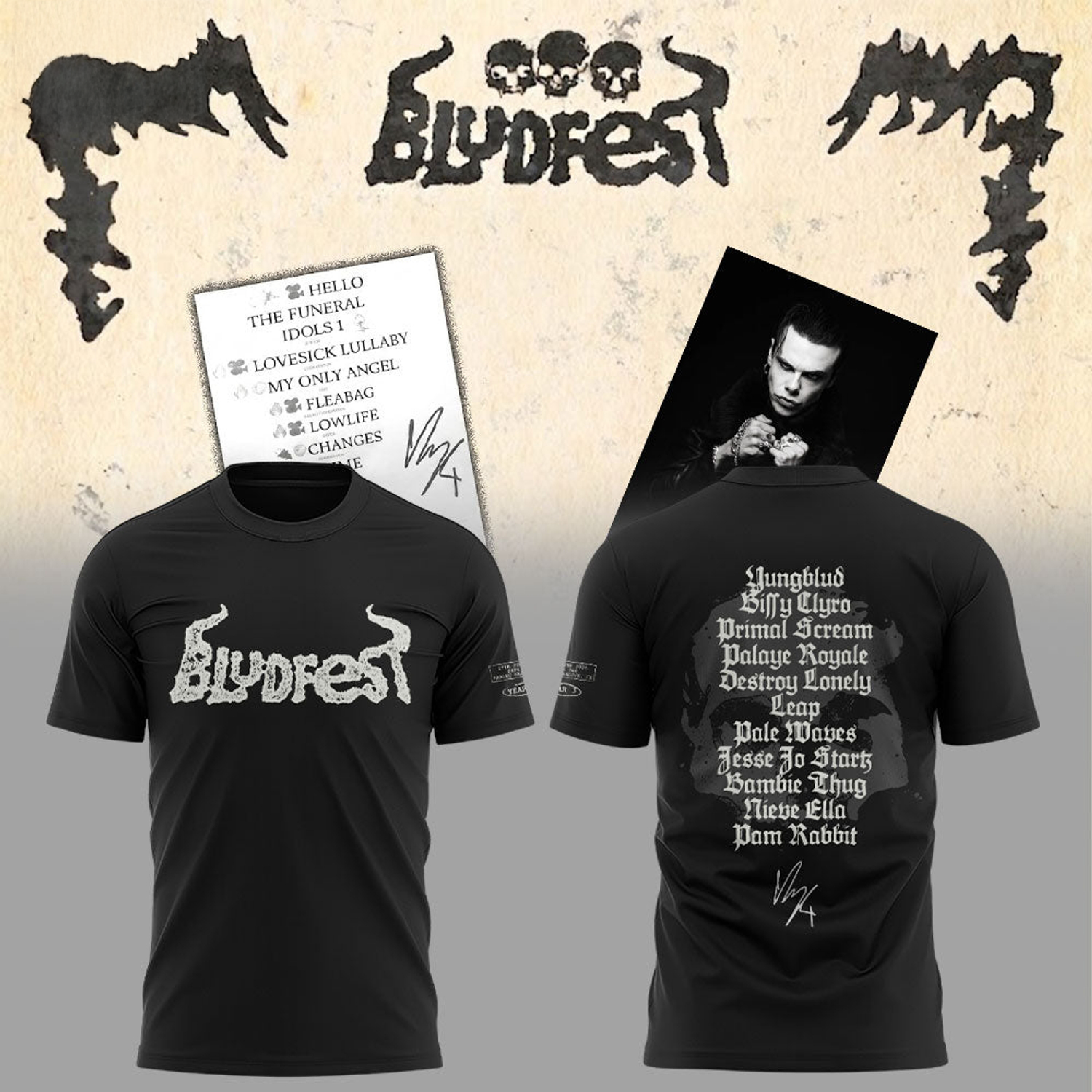 Yungblud Army x Idols The World Tour Collector Edition Graphic Tee